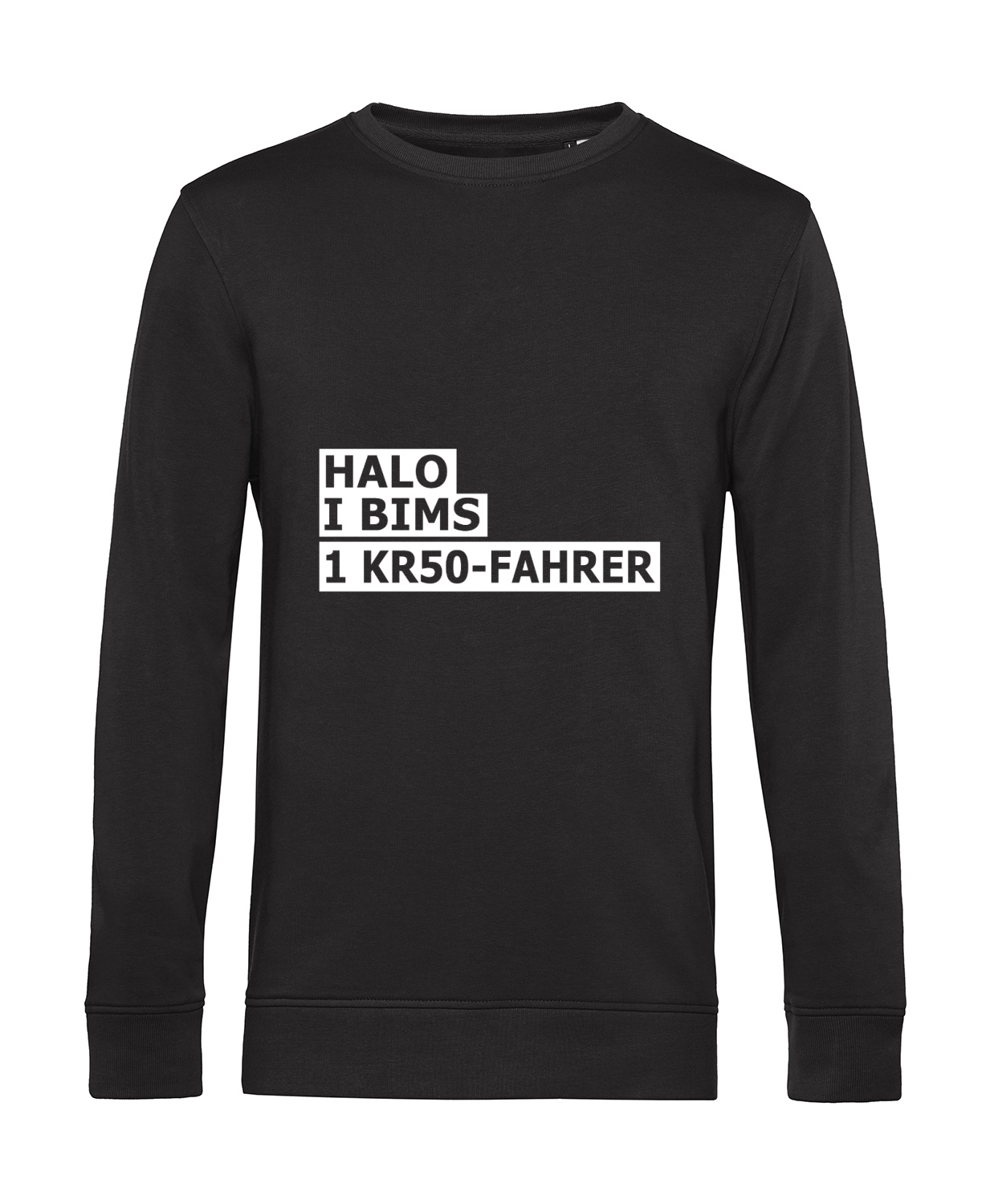 Nachhaltiges Sweatshirt Herren 2Takter - Halo I bims 1 KR50-Fahrer