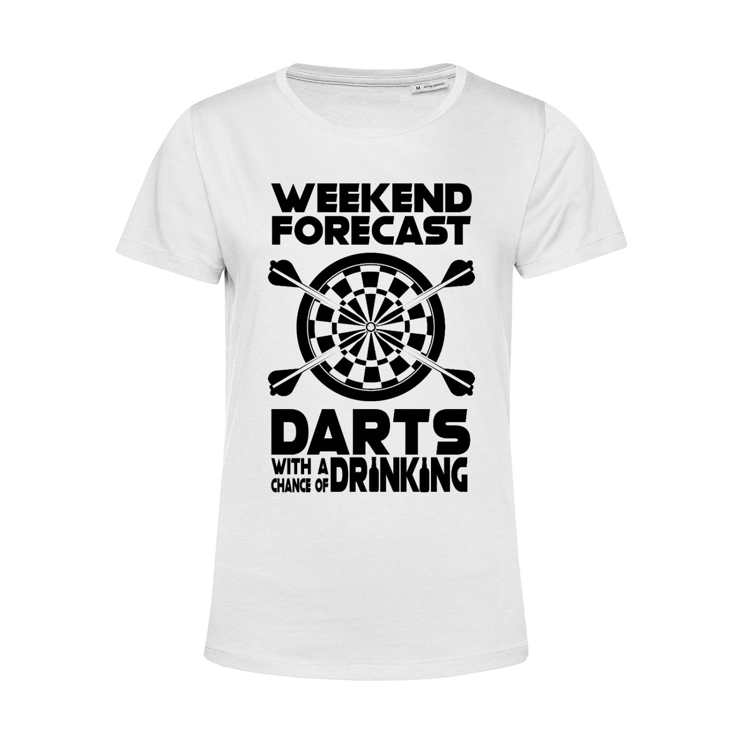 Nachhaltiges T-Shirt Damen Darts Weekend Forecast Darts