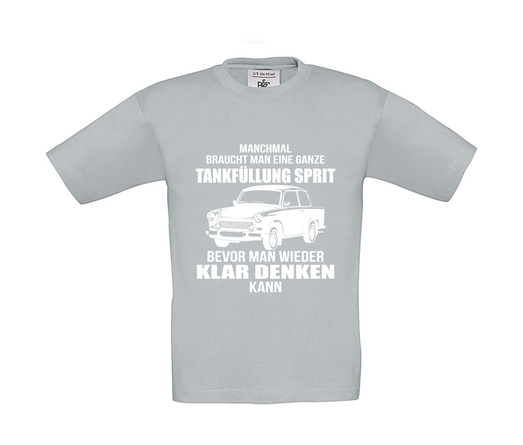 T-Shirt Kinder 2Takt - Ganze Tankfüllung Trabant
