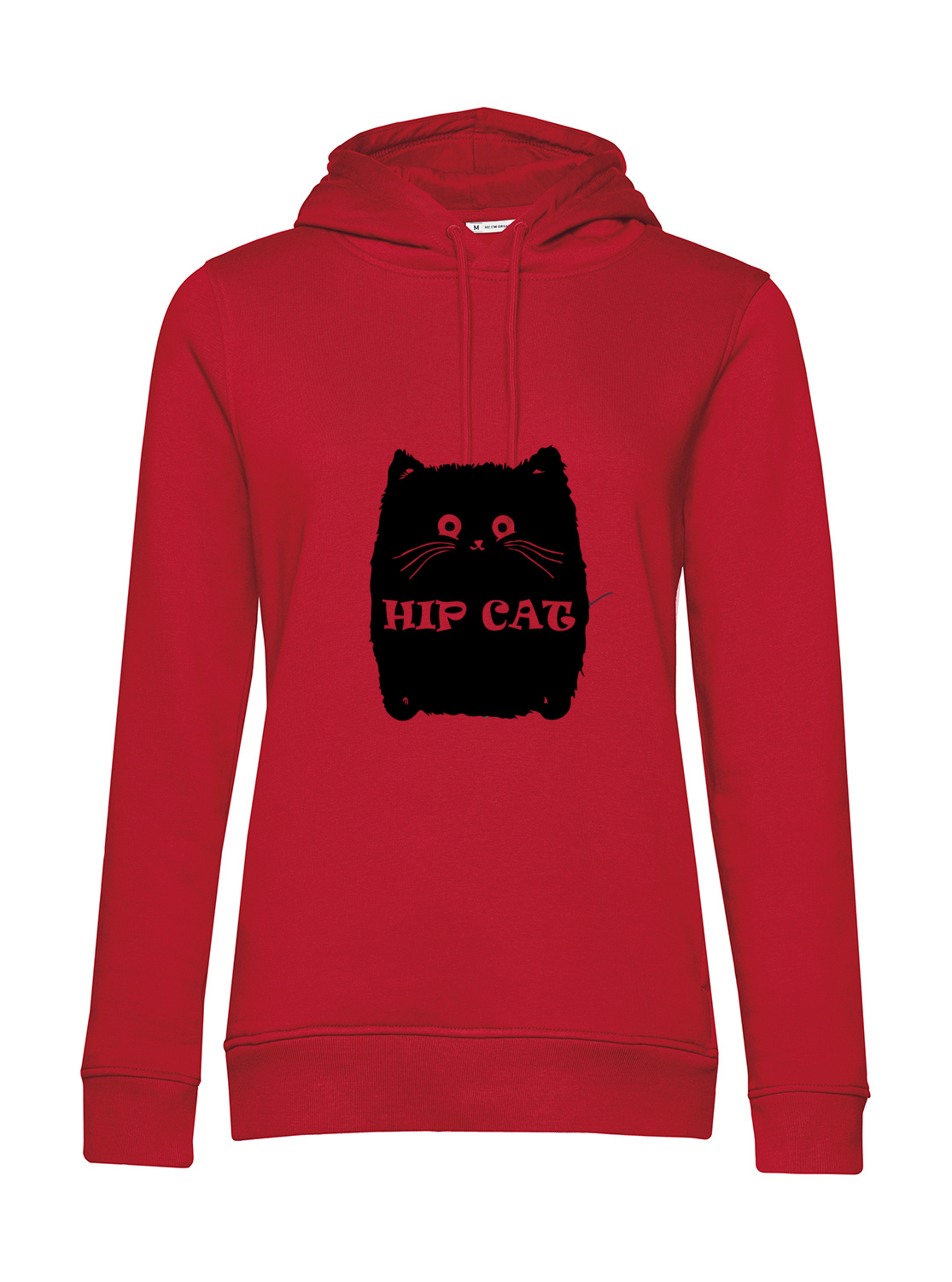 Nachhaltiger Hoodie Damen Katzen - Hip Cat