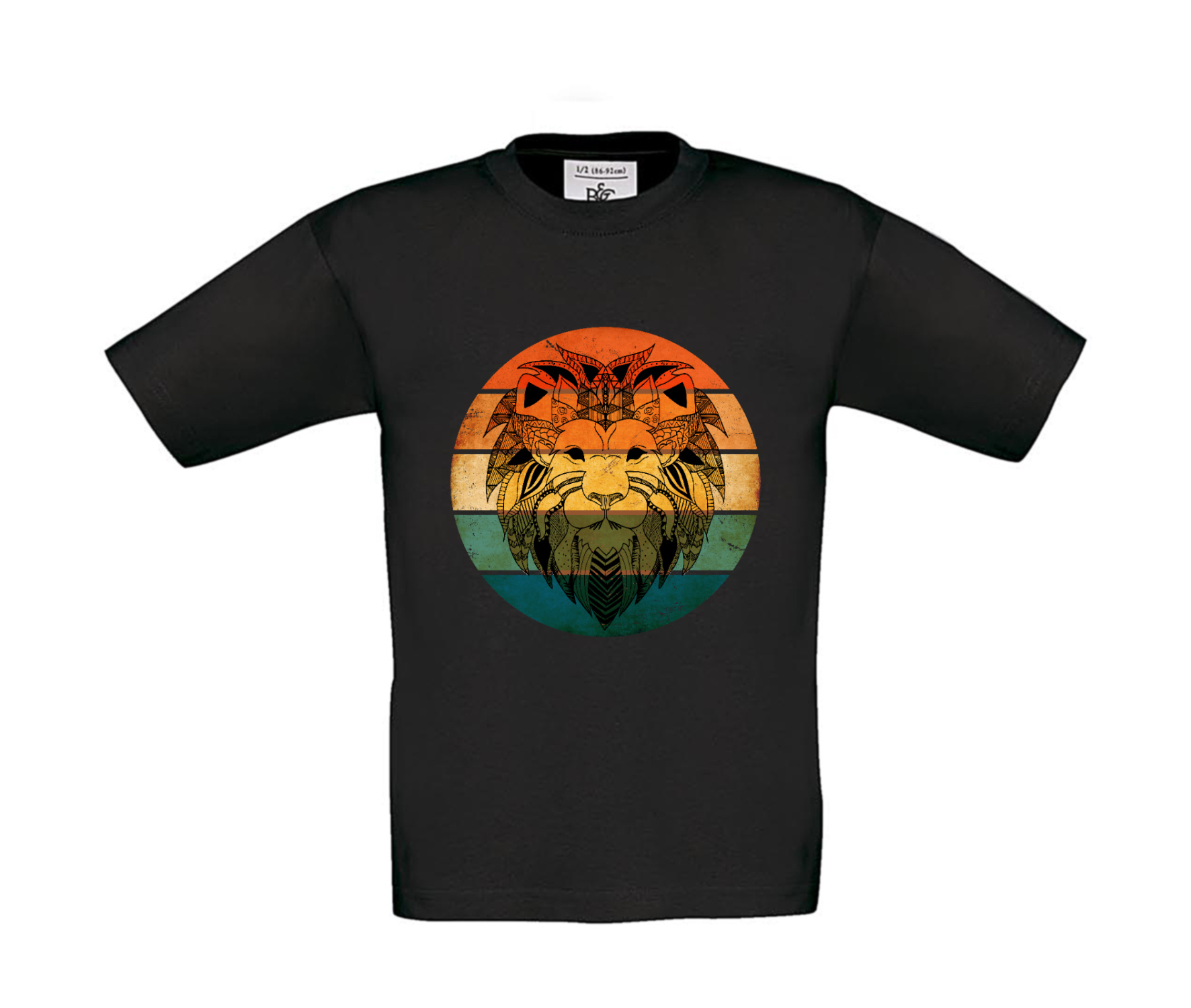 T-Shirt Kinder Löwengesicht
