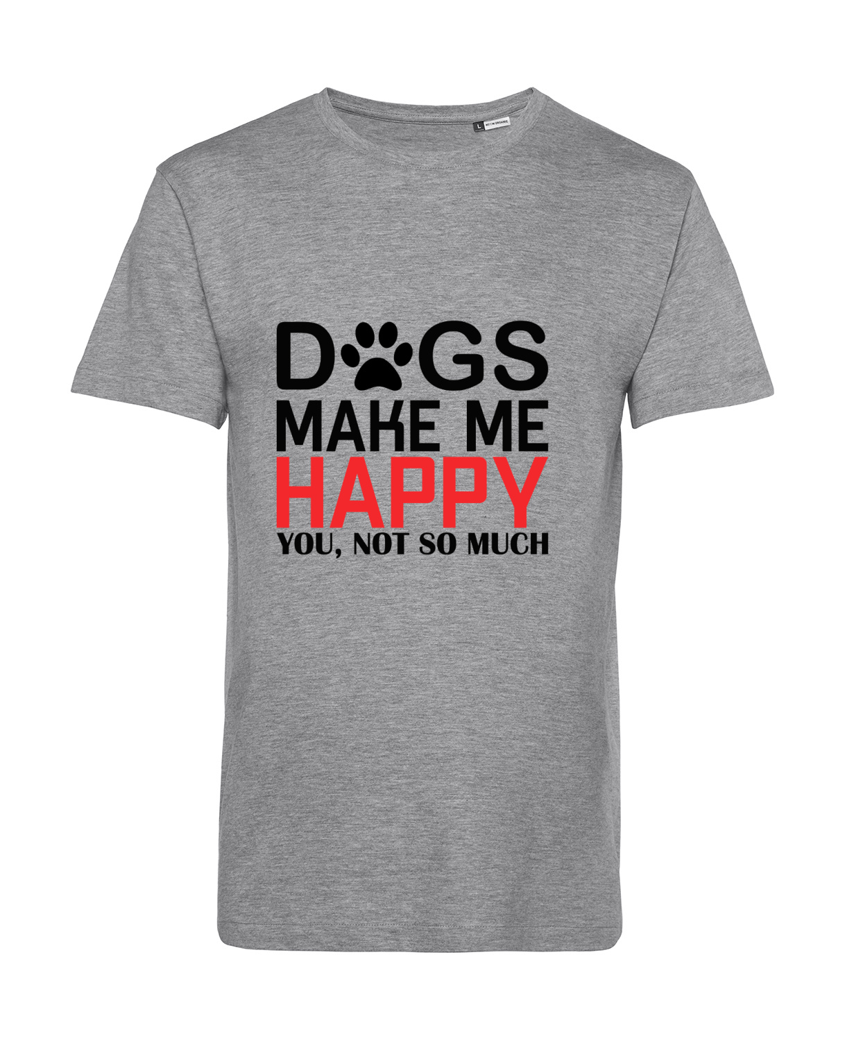Nachhaltiges T-Shirt Herren Hunde - Dogs make me happy
