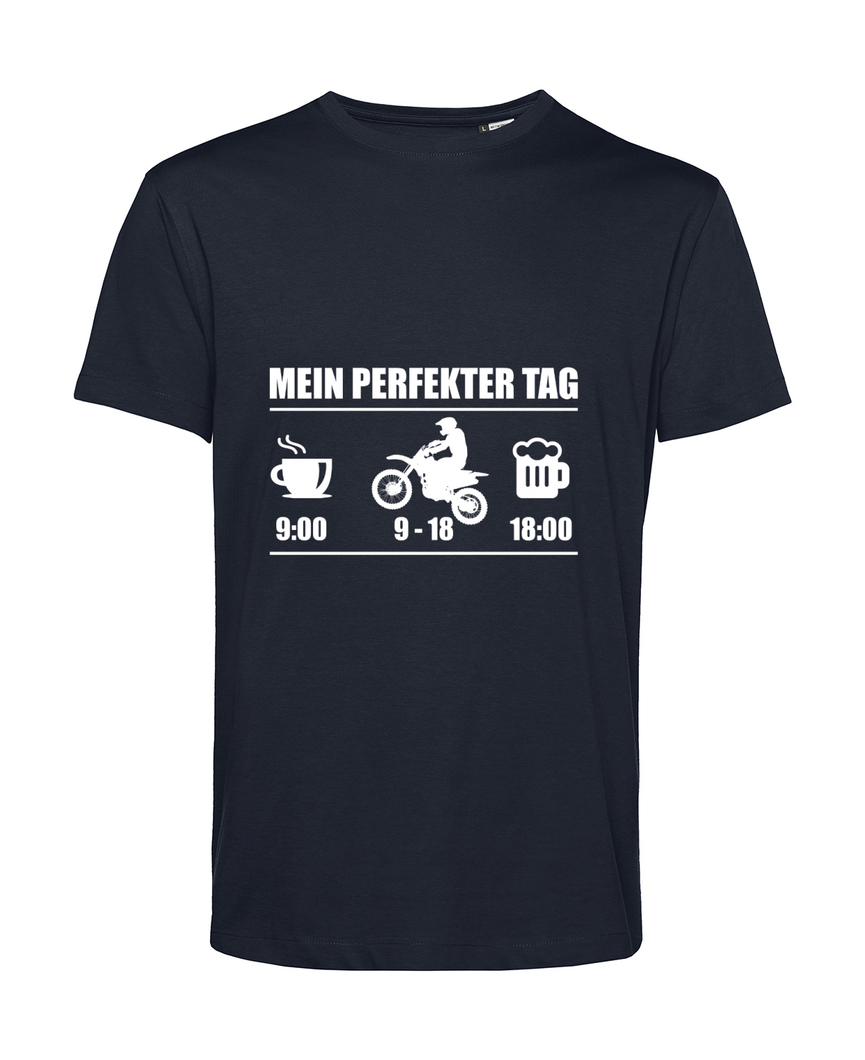 Nachhaltiges T-Shirt Herren Motocross - Mein perfekter Tag