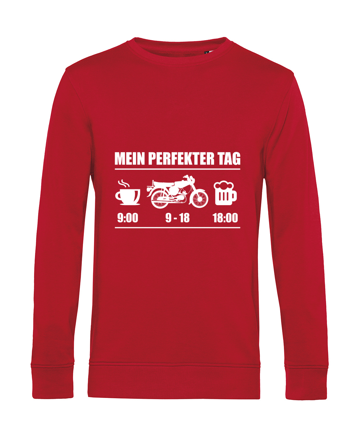 Nachhaltiges Sweatshirt Herren 2Takter - Mein perfekter Tag S50
