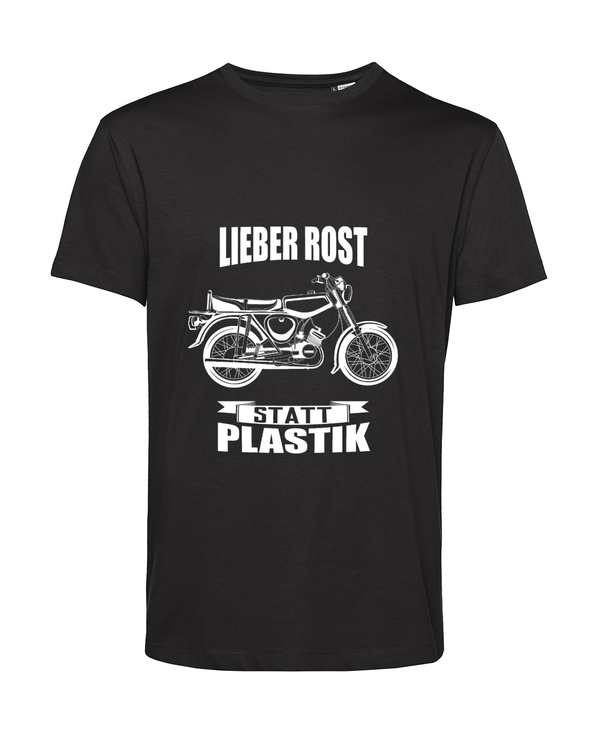 Nachhaltiges T-Shirt Herren 2Takter - Lieber Rost statt Plastik S50