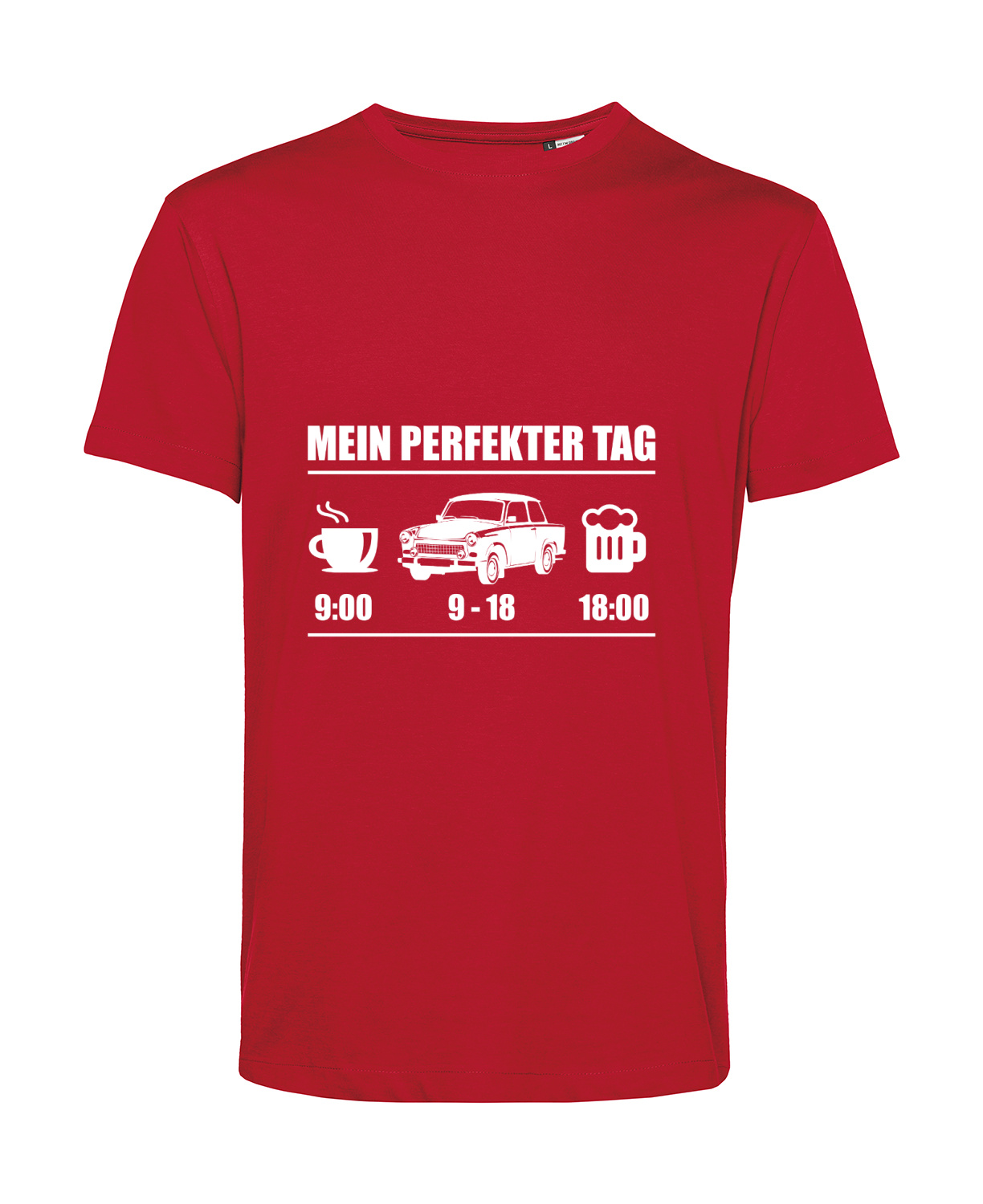 Nachhaltiges T-Shirt Herren 2Takter - Mein perfekter Tag Trabant