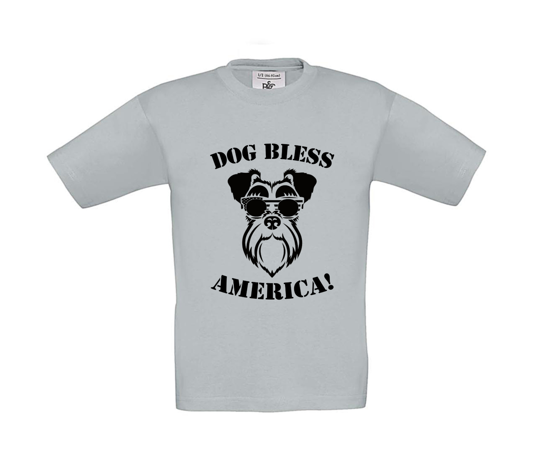 T-Shirt Kinder Hunde - Dog bless America