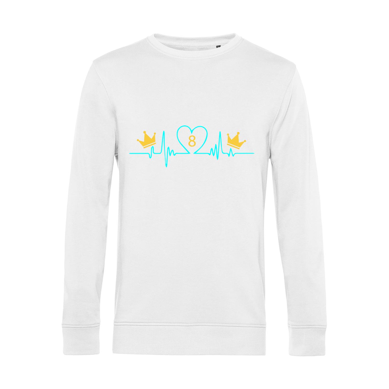 Nachhaltiges Sweatshirt Herren Billard Heartbeat Crowns