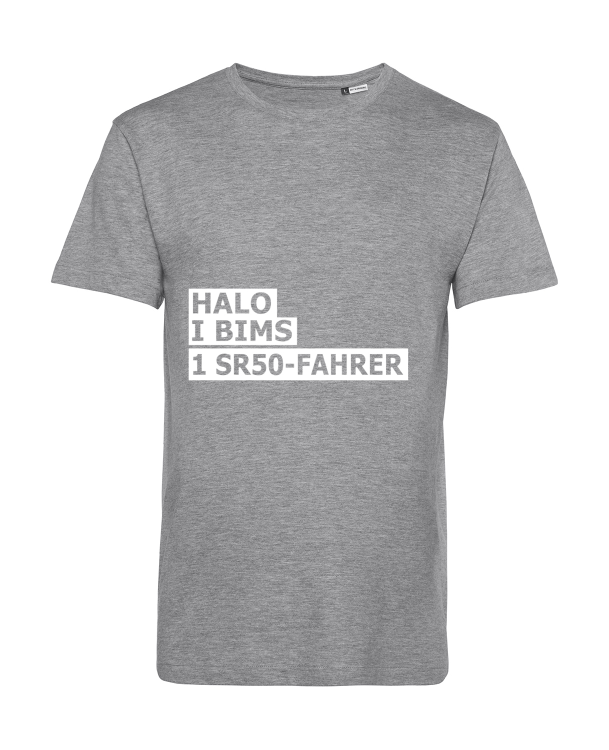 Nachhaltiges T-Shirt Herren 2Takter - Halo I bims 1 SR50-Fahrer