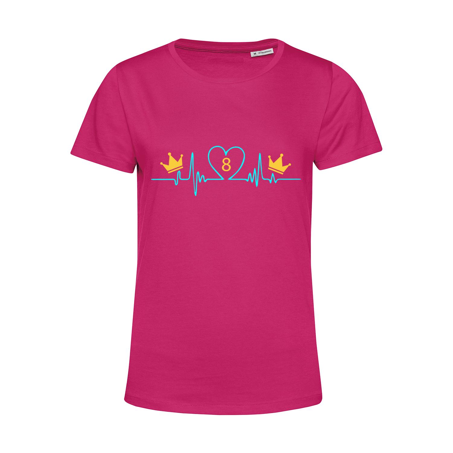 Nachhaltiges T-Shirt Damen Billard Heartbeat Crowns