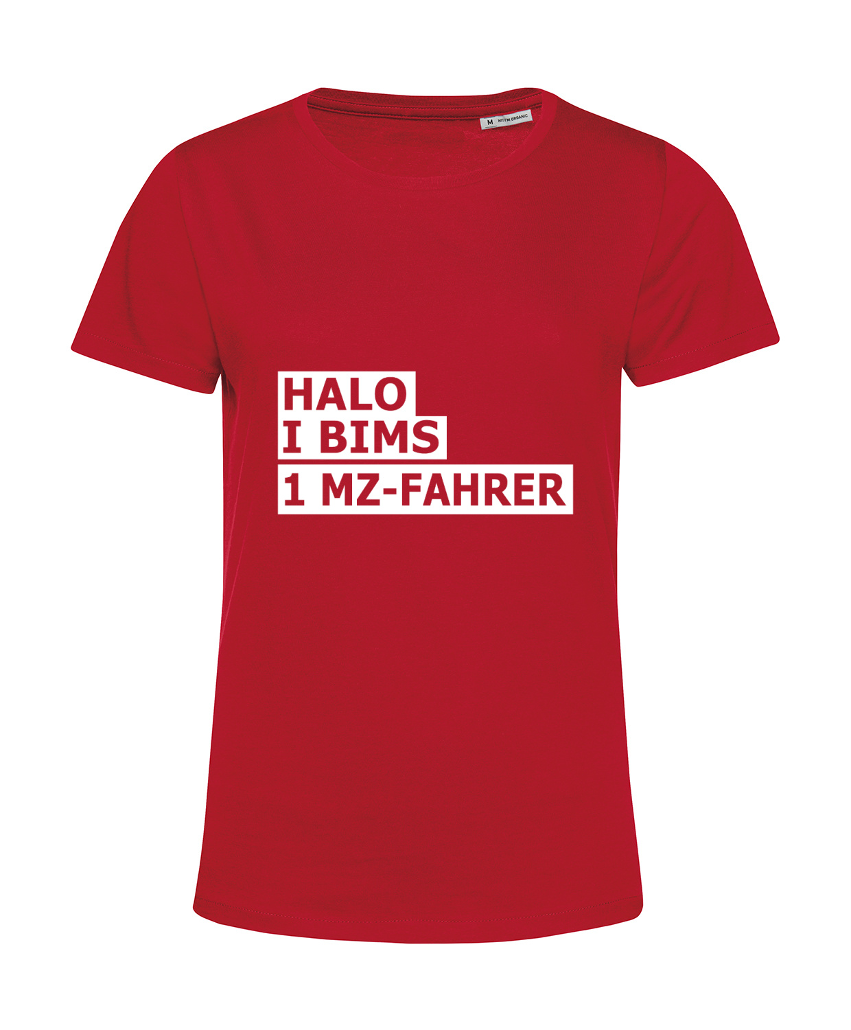 Nachhaltiges T-Shirt Damen 2Takter - Halo I bims 1 MZ-Fahrer