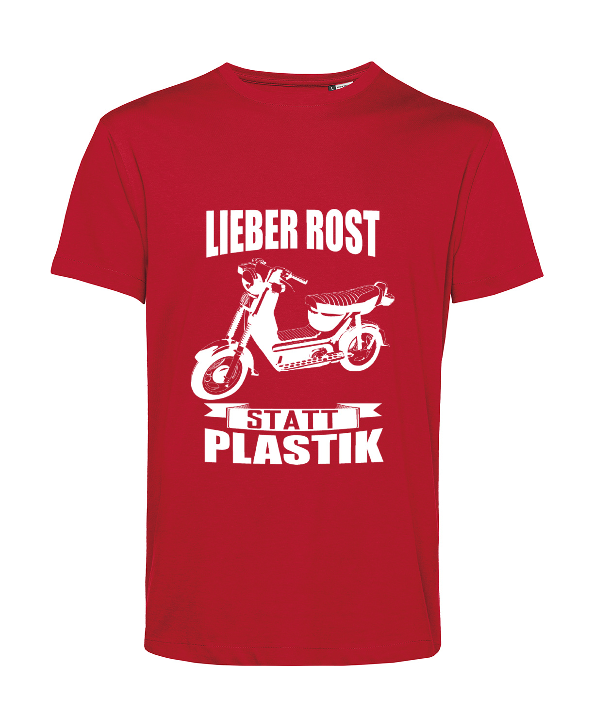 Nachhaltiges T-Shirt Herren 2Takter - Lieber Rost statt Plastik SR50