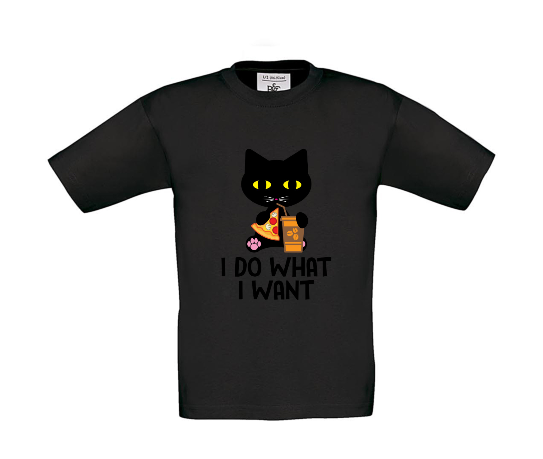 T-Shirt Kinder Katzen - I do what I want