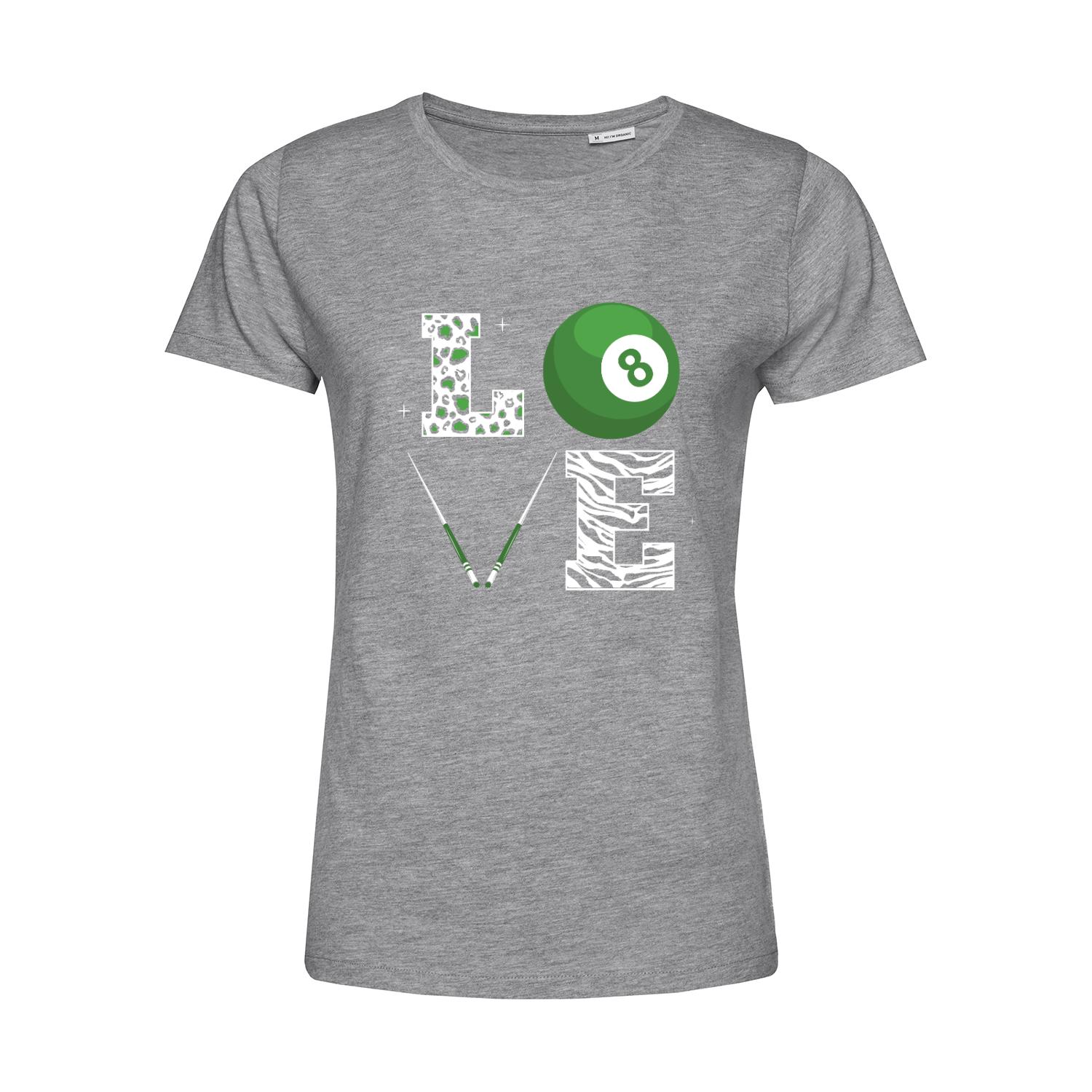 Nachhaltiges T-Shirt Damen Billard Love