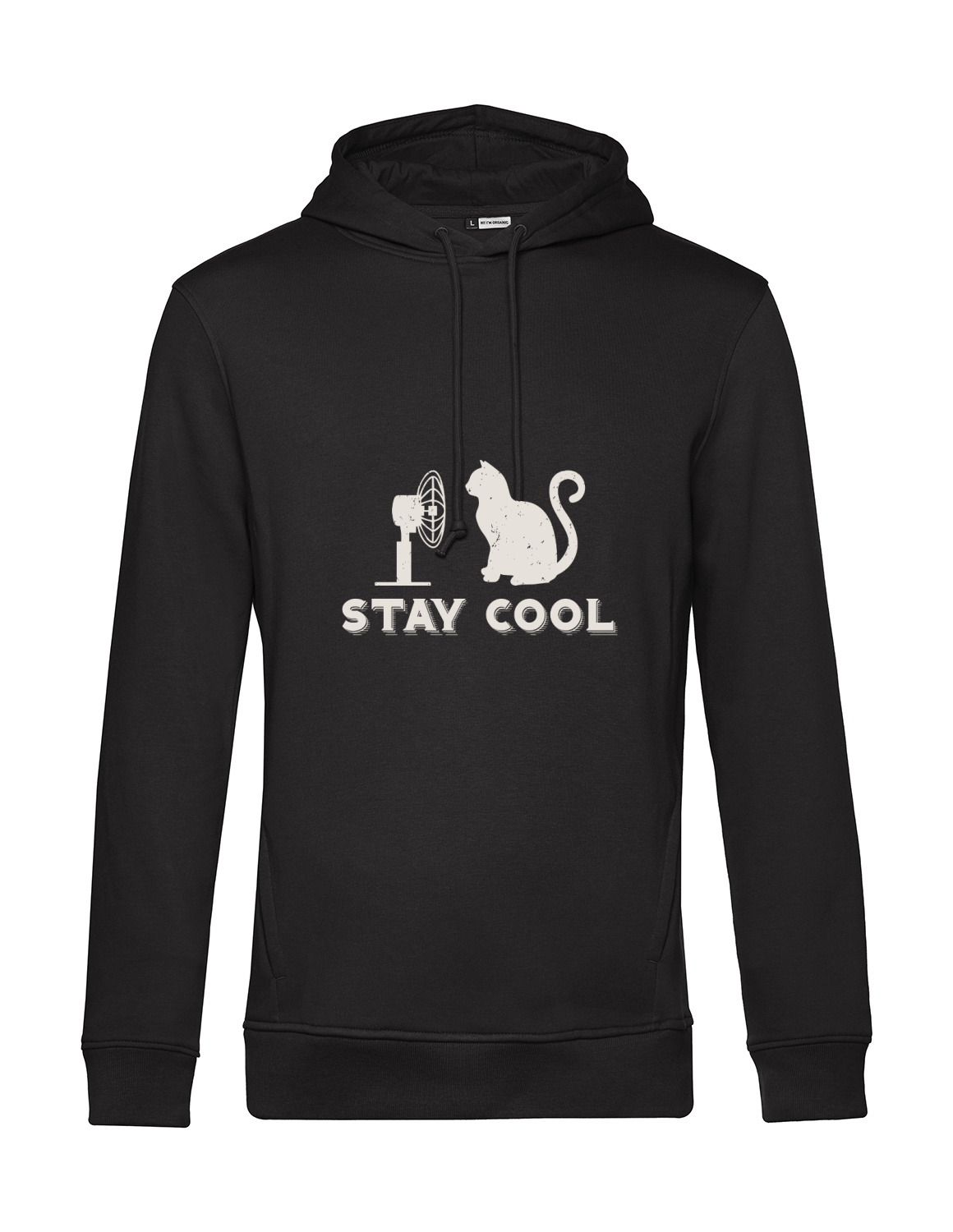 Nachhaltiger Hoodie Herren Katzen - Stay Cool