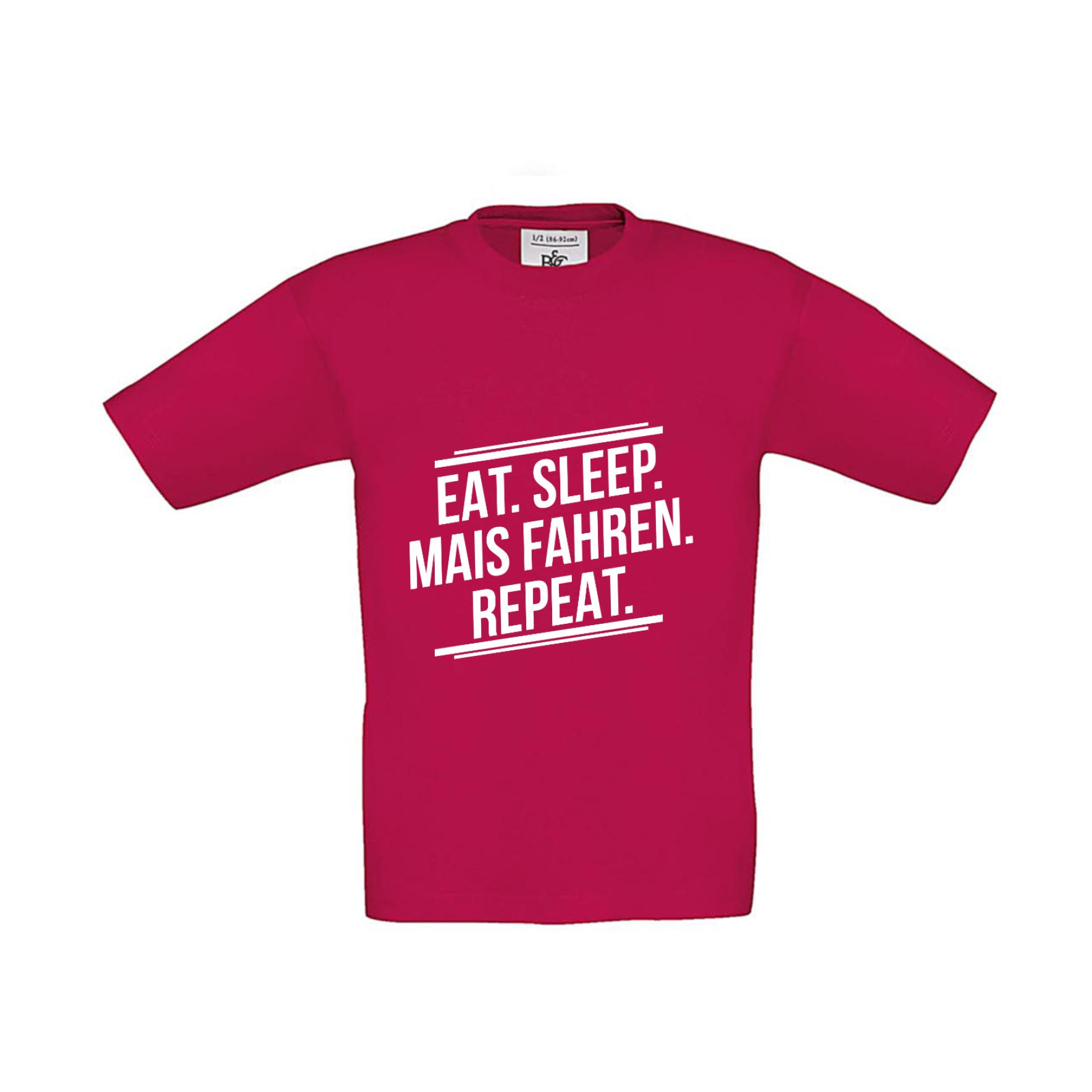T-Shirt Kinder Landwirt - Eat Sleep Mais fahren Repeat