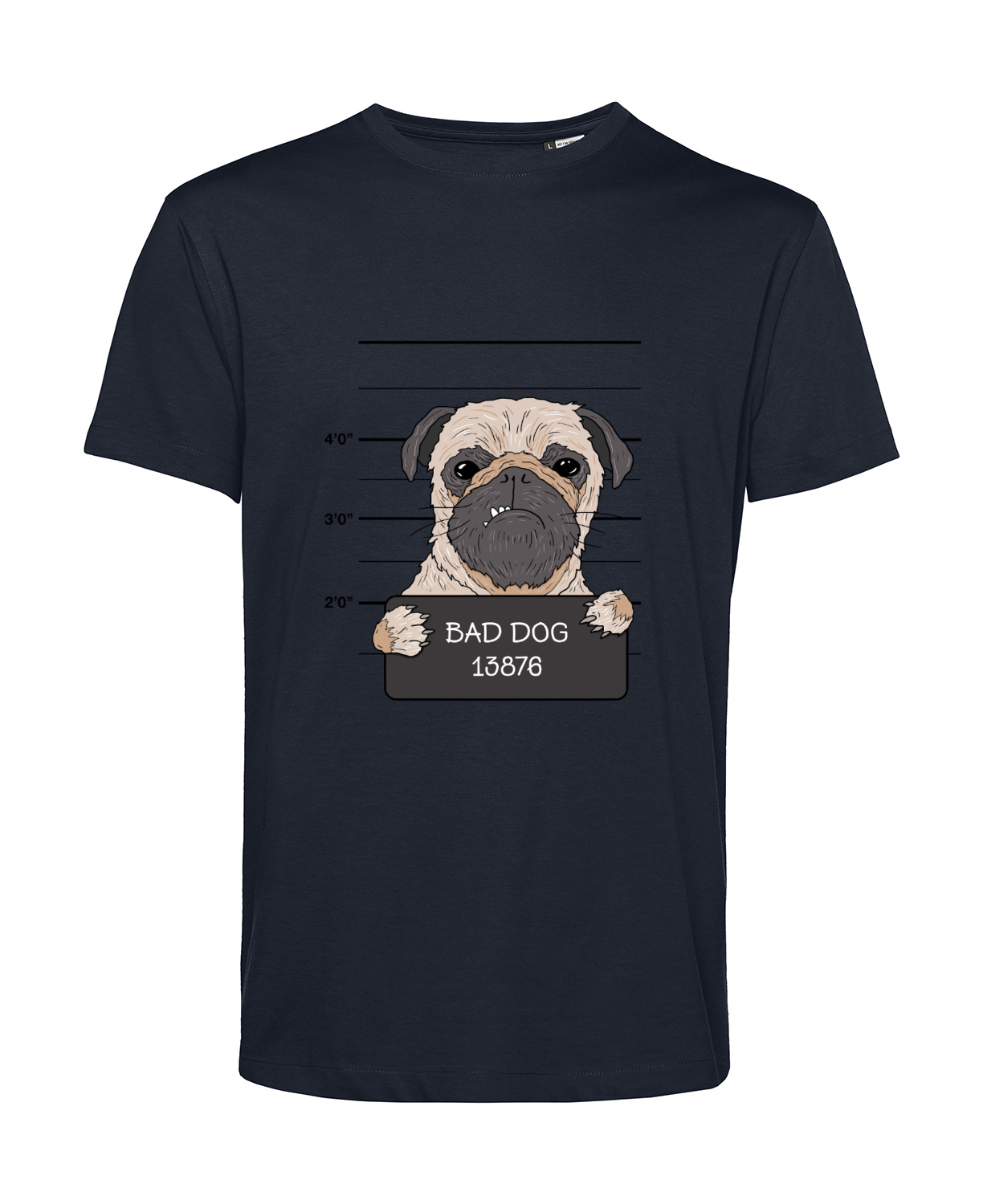 Nachhaltiges T-Shirt Herren Hunde - Knastfoto Bad Dog