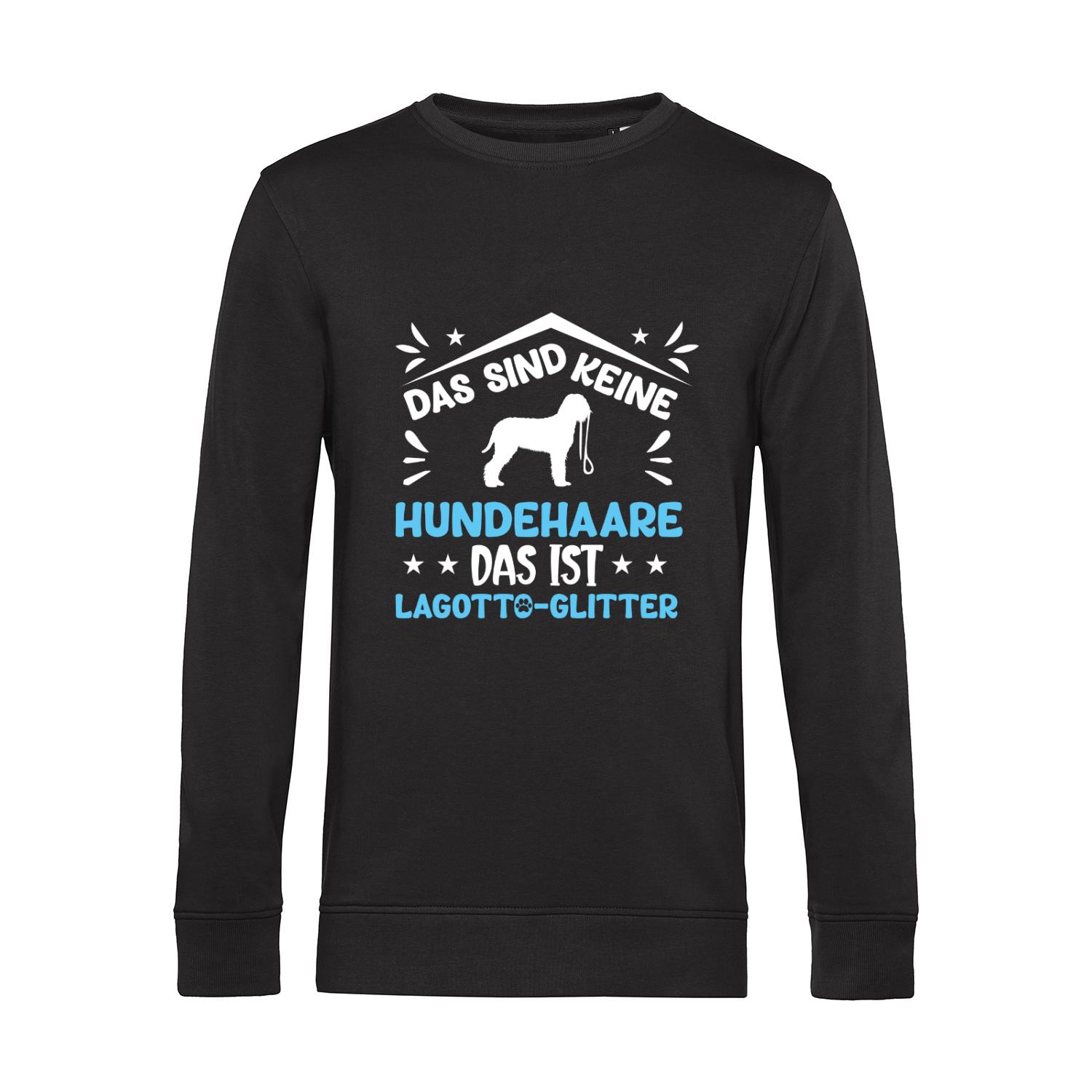Nachhaltiges Sweatshirt Herren Hunde - Keine Hundehaare Lagotto Glitter