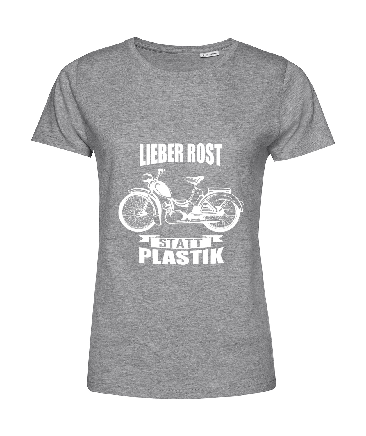 Nachhaltiges T-Shirt Damen 2Takter - Lieber Rost statt Plastik SR2