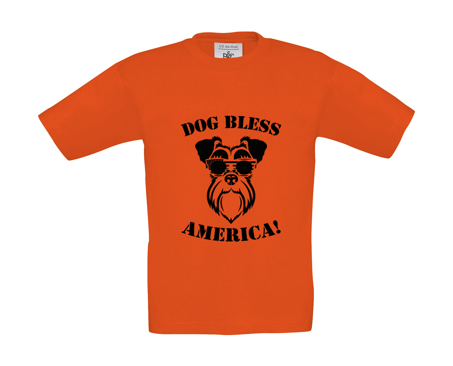 T-Shirt Kinder Hunde - Dog bless America