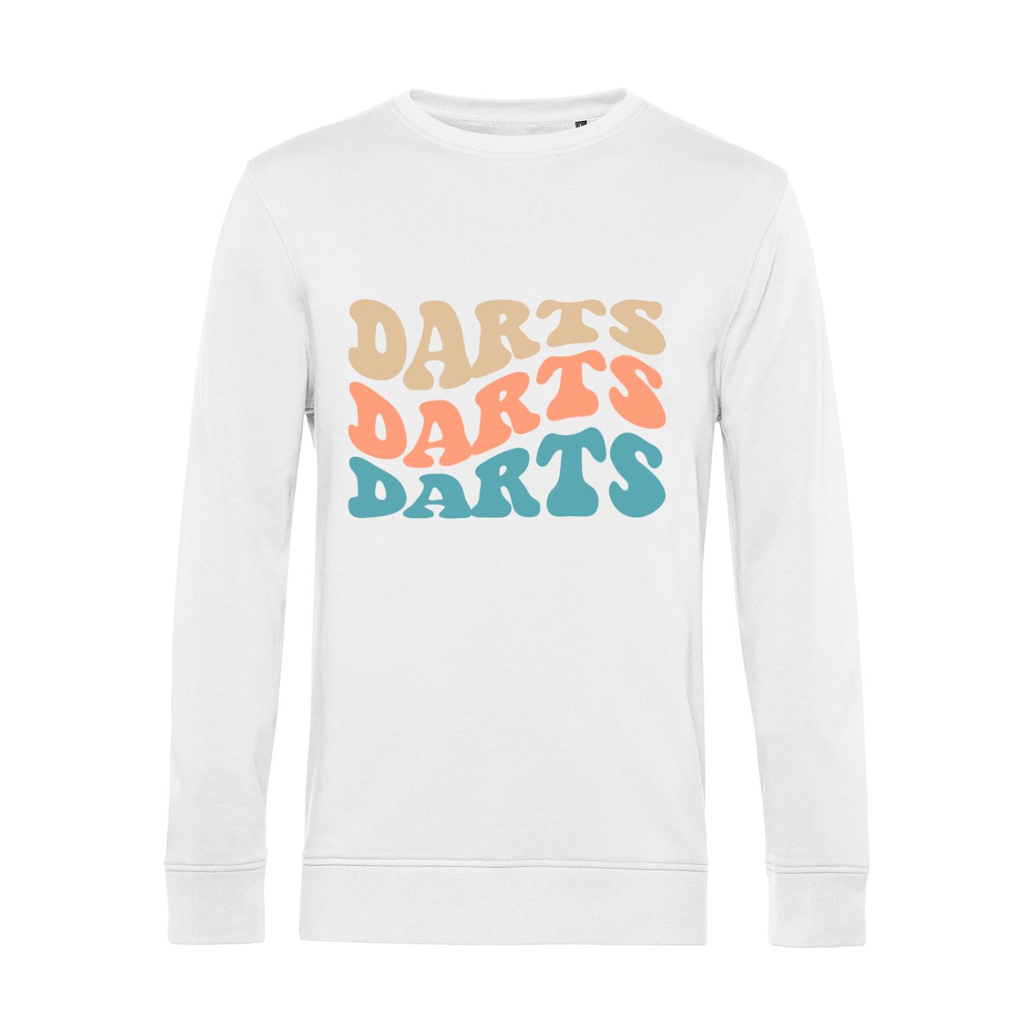 Nachhaltiges Sweatshirt Herren Darts Farben Wellen