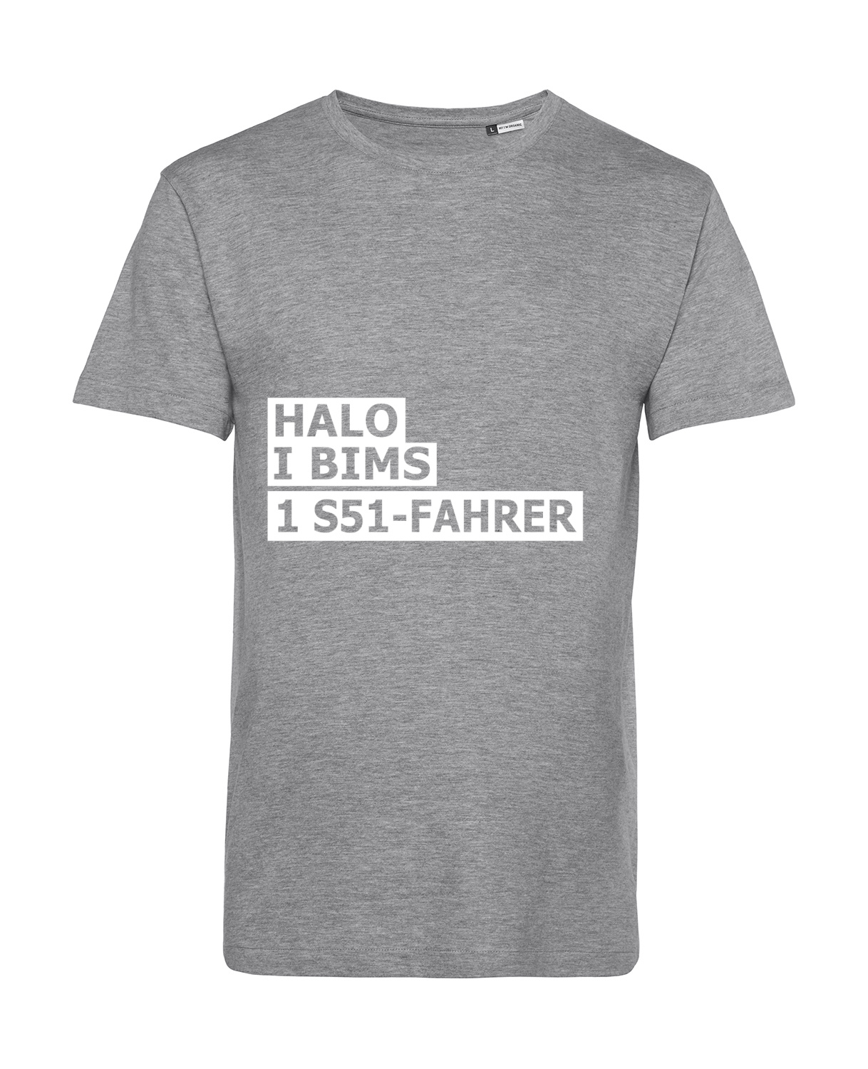 Nachhaltiges T-Shirt Herren 2Takter - Halo I bims 1 S51-Fahrer