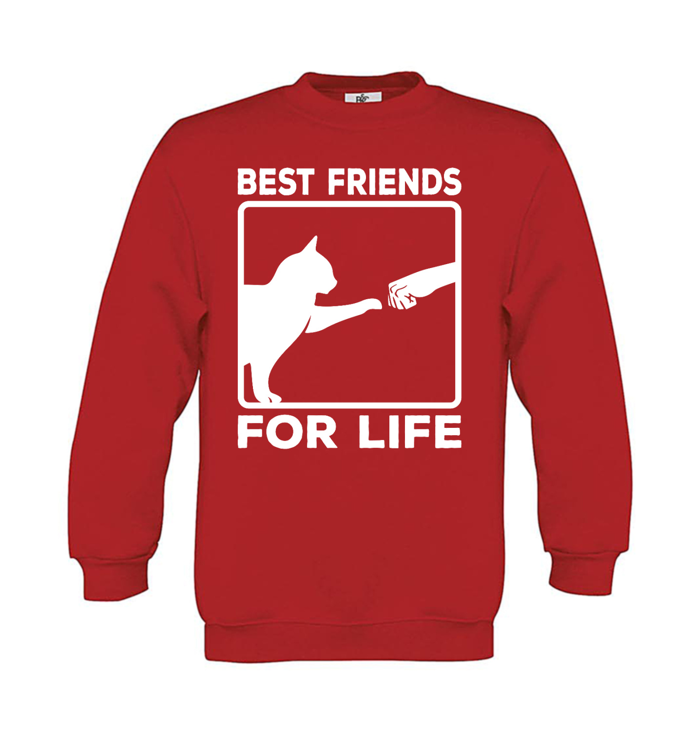 Sweatshirt Kinder Katzen - Best friends for life