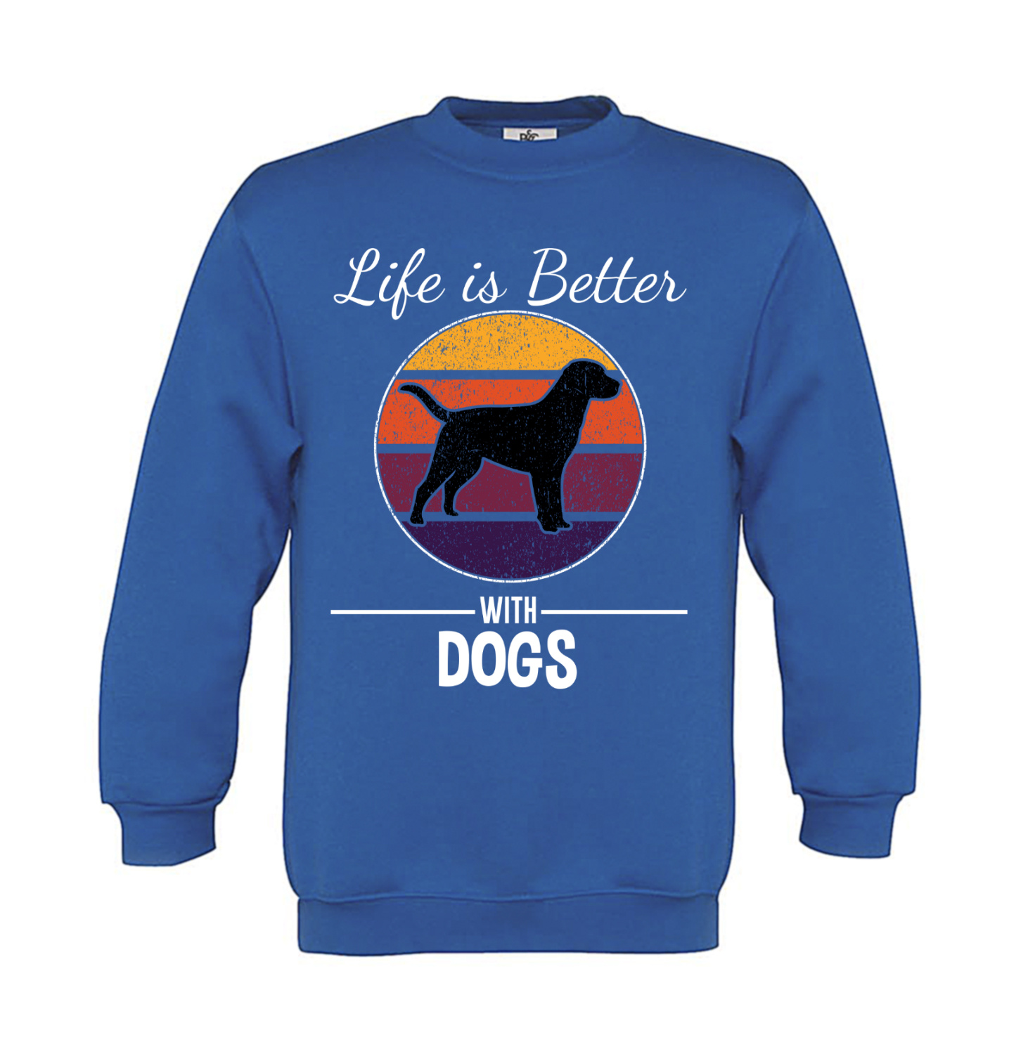 Sweatshirt Kinder Hunde - Life is Better with Dogs