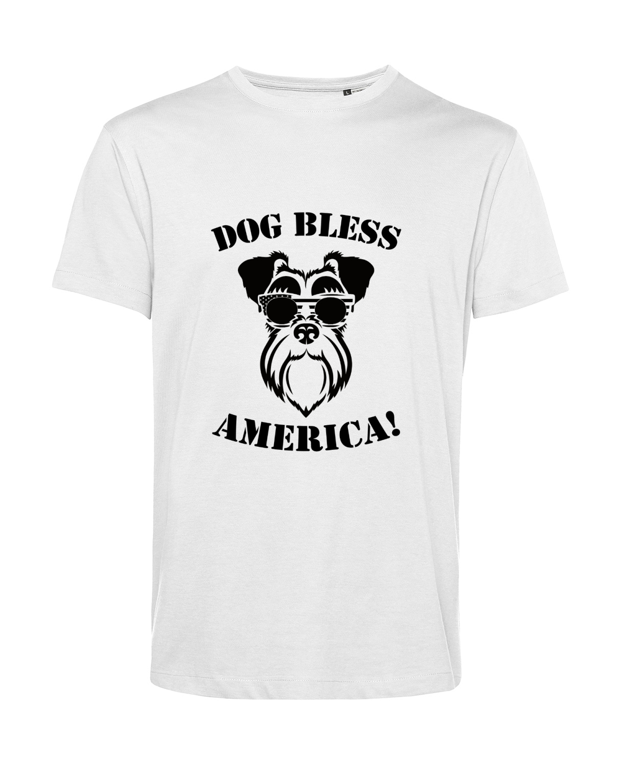 Nachhaltiges T-Shirt Herren Hunde - Dog bless America