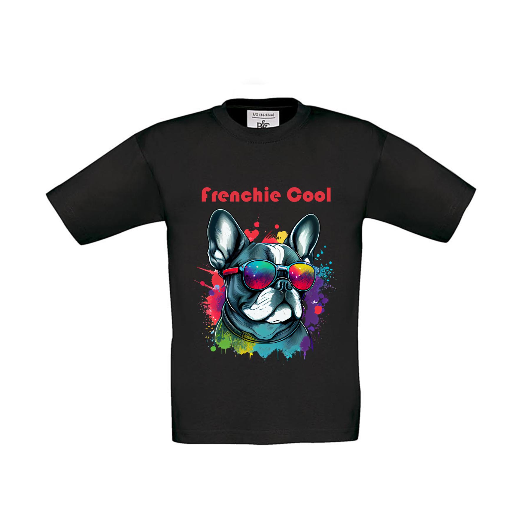 T-Shirt Kinder Hunde - Frenchie Cool Französische Bulldogge