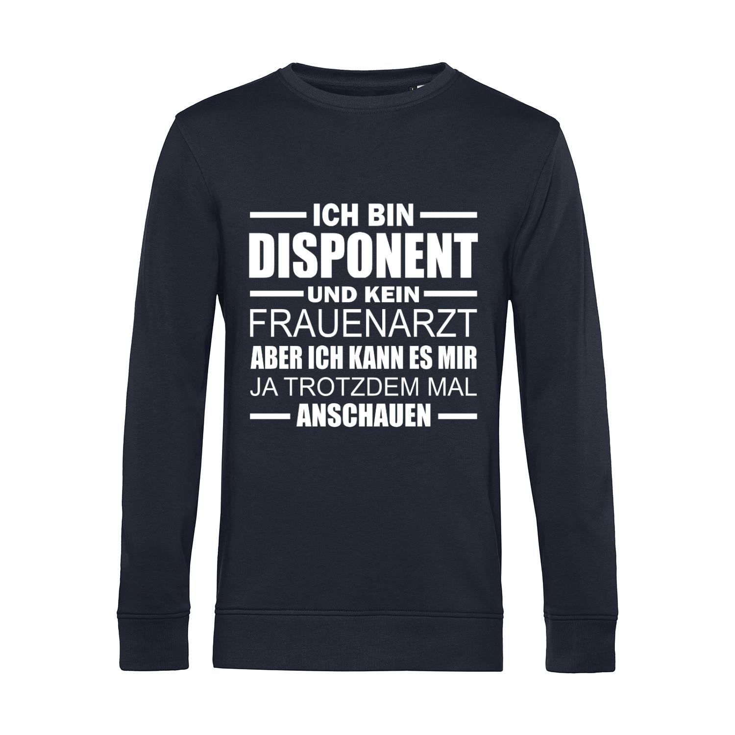 Nachhaltiges Sweatshirt Herren Disponent - Kein Frauenarzt
