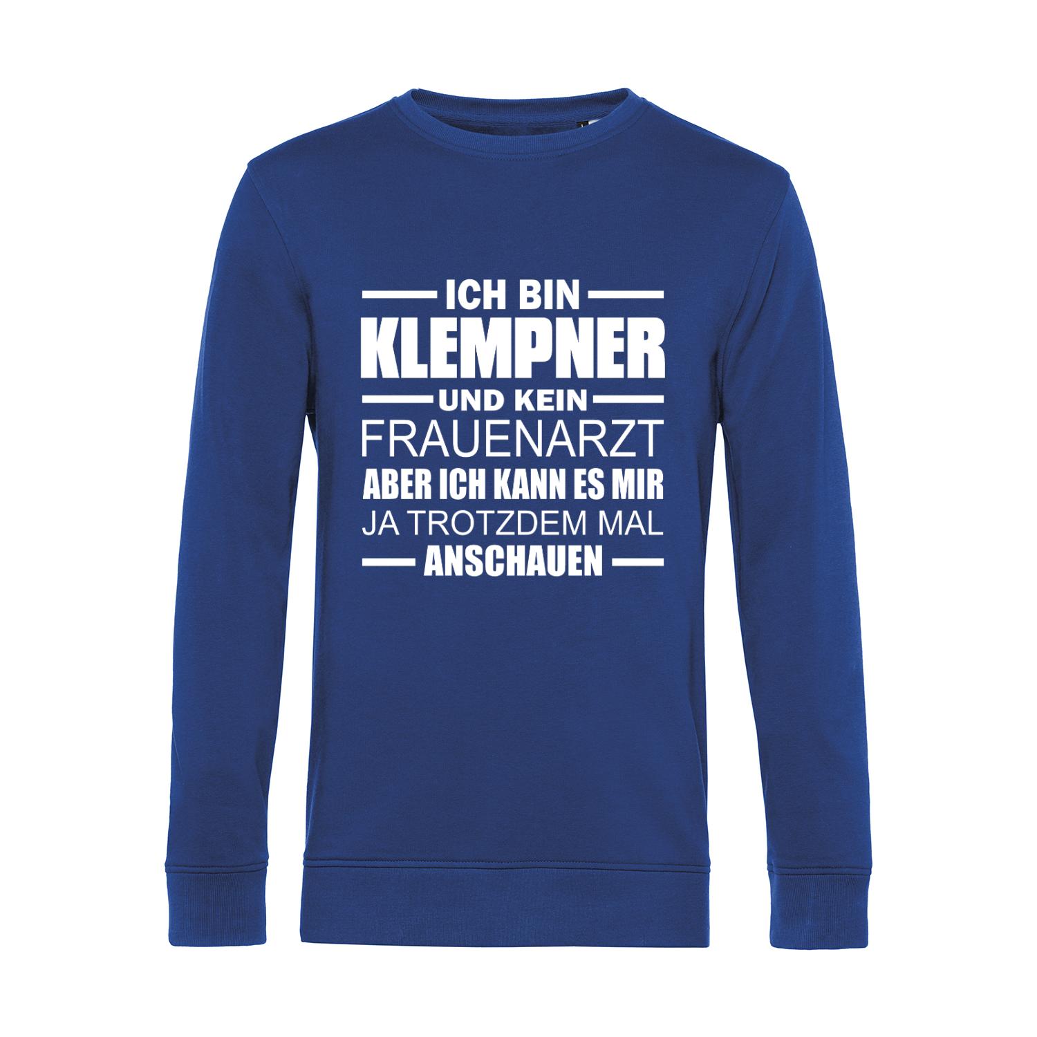 Nachhaltiges Sweatshirt Herren Klempner - Kein Frauenarzt