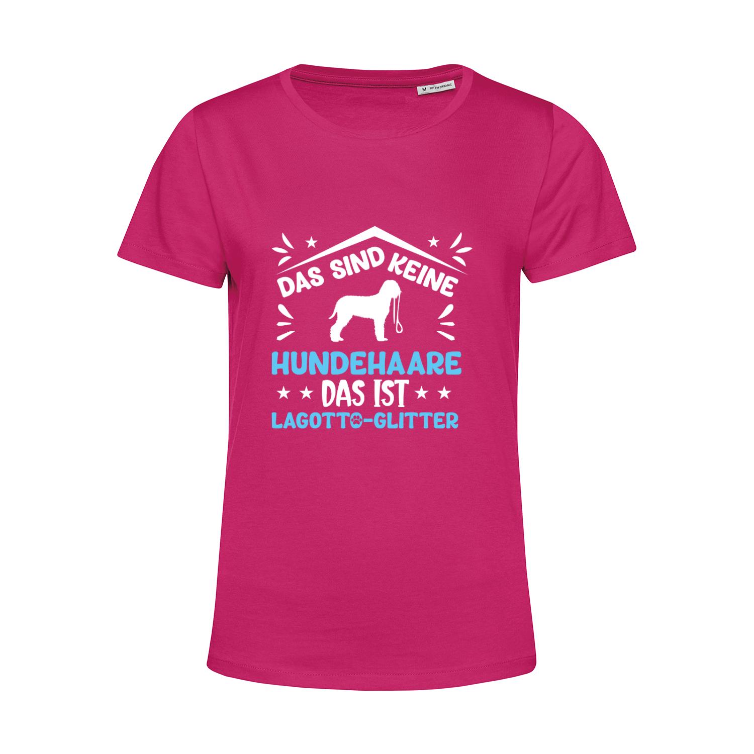 Nachhaltiges T-Shirt Damen Hunde - Keine Hundehaare Lagotto Glitter