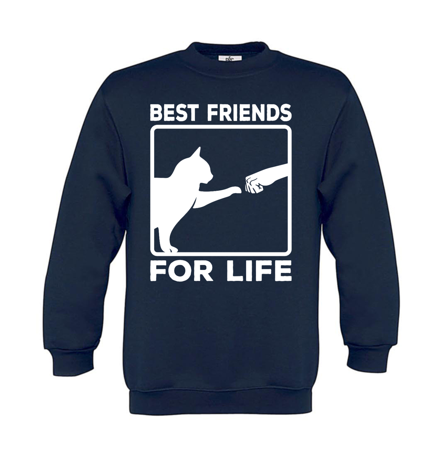 Sweatshirt Kinder Katzen - Best friends for life