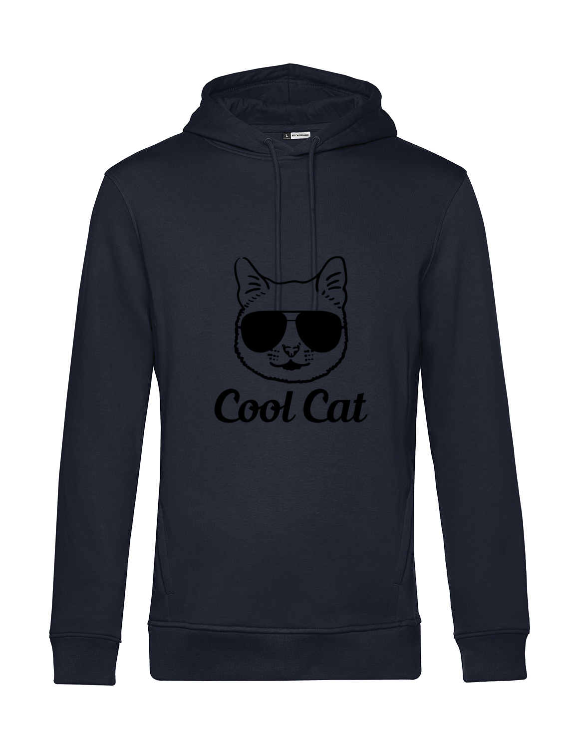 Nachhaltiger Hoodie Herren Katzen - Cool Cat