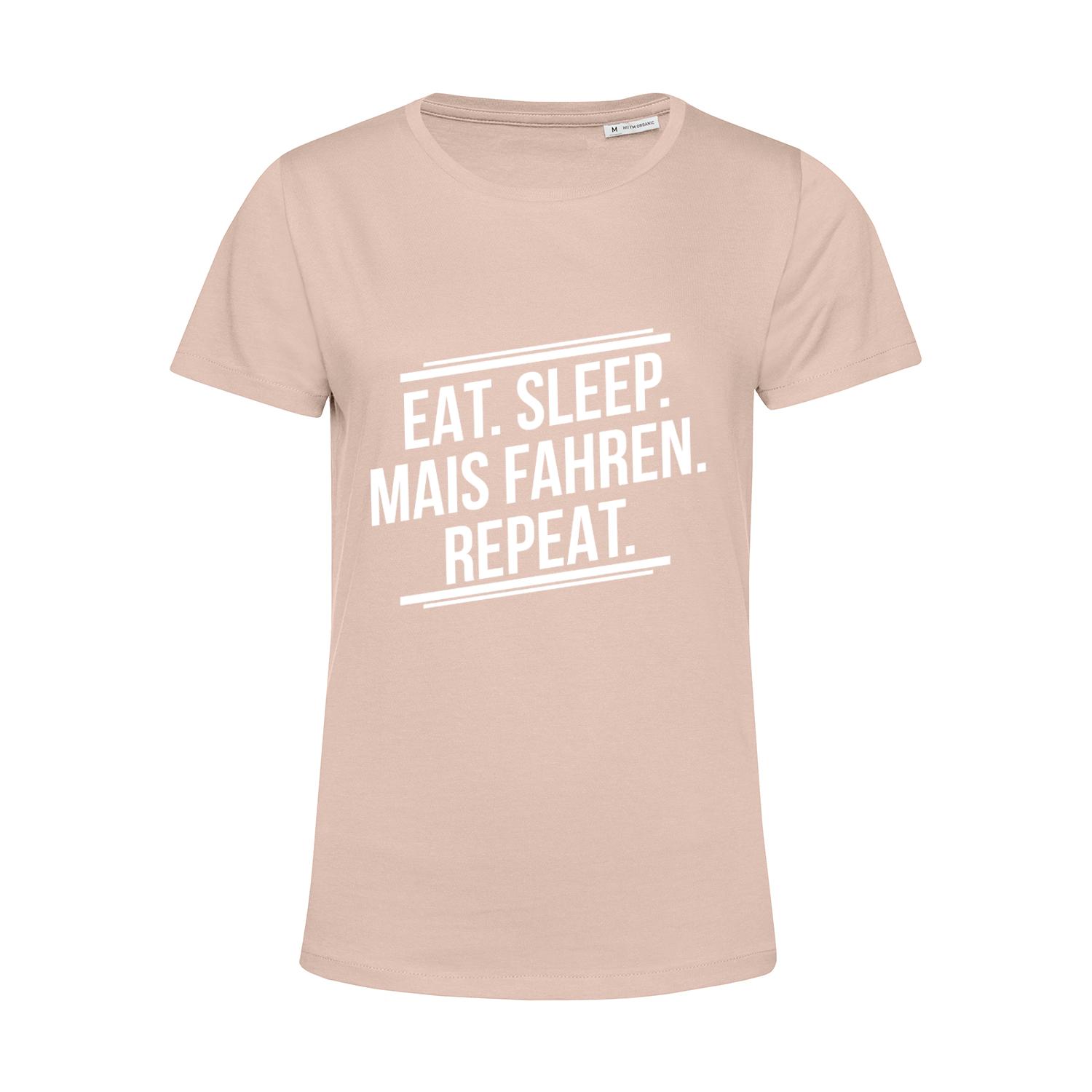 Nachhaltiges T-Shirt Damen Landwirt - Eat Sleep Mais fahren Repeat