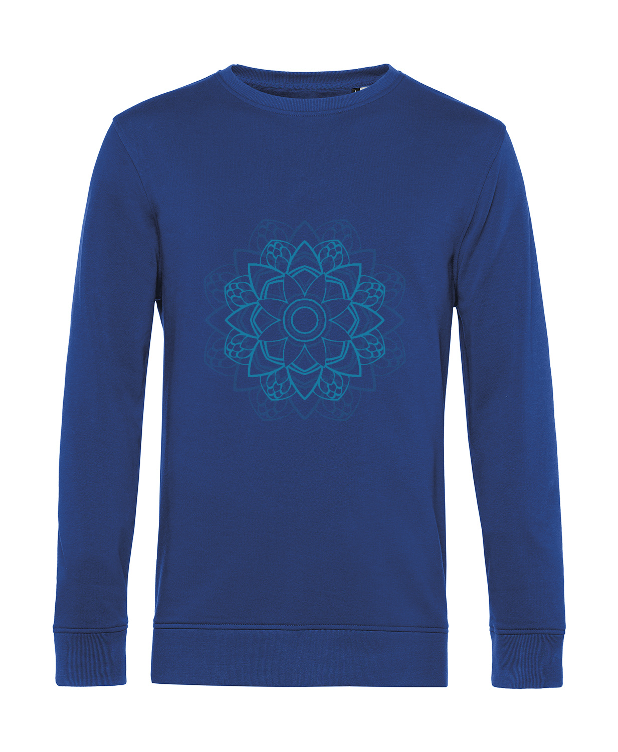 Nachhaltiges Sweatshirt Herren Mandala Blue