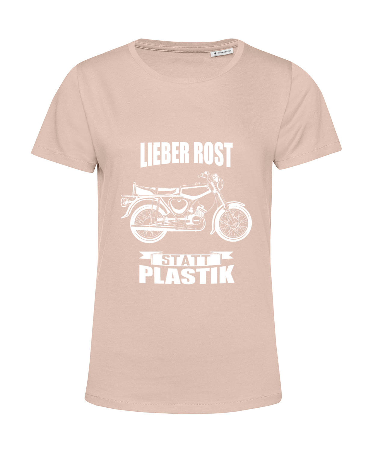 Nachhaltiges T-Shirt Damen 2Takter - Lieber Rost statt Plastik S50
