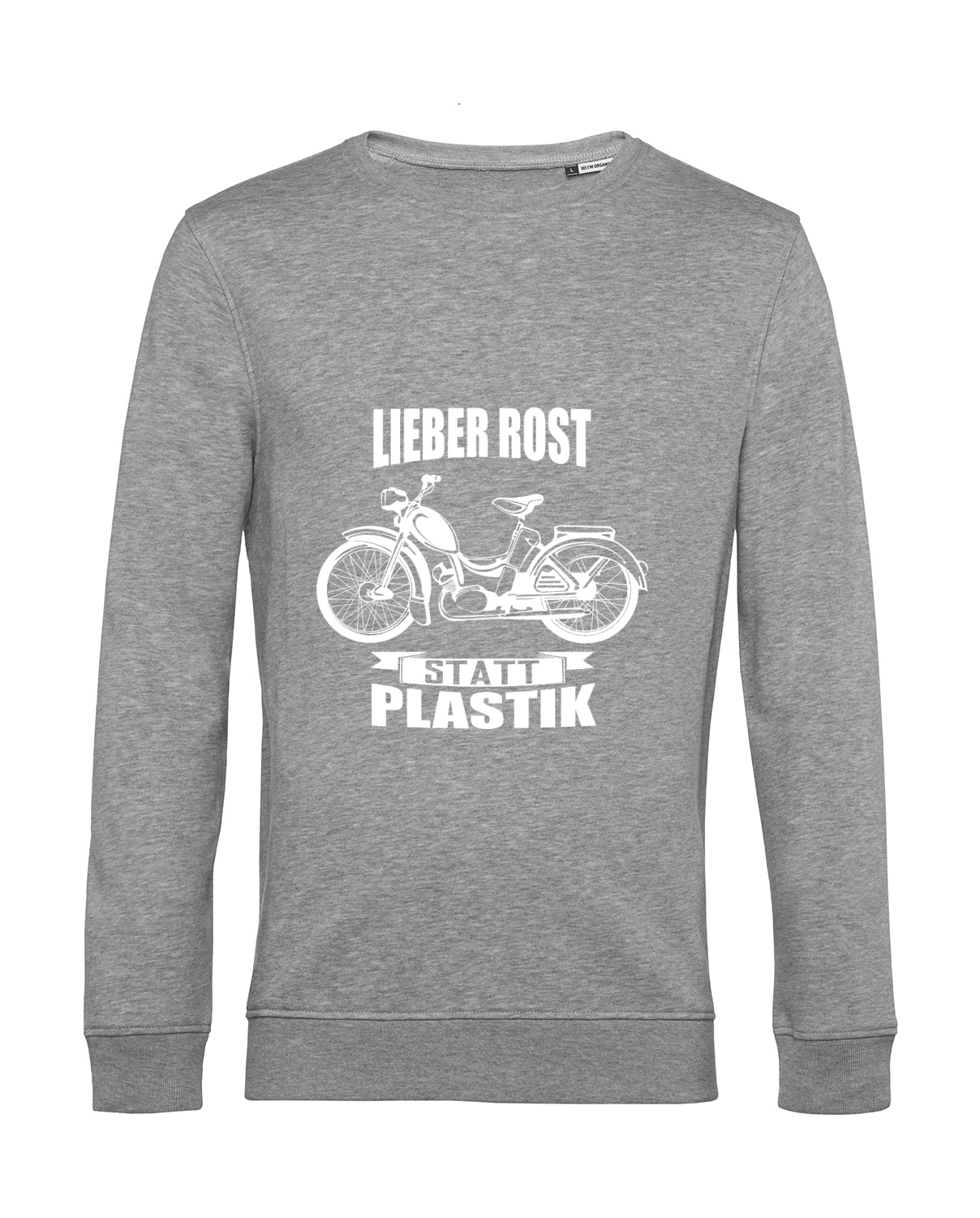 Nachhaltiges Sweatshirt Herren 2Takter - Lieber Rost statt Plastik SR2