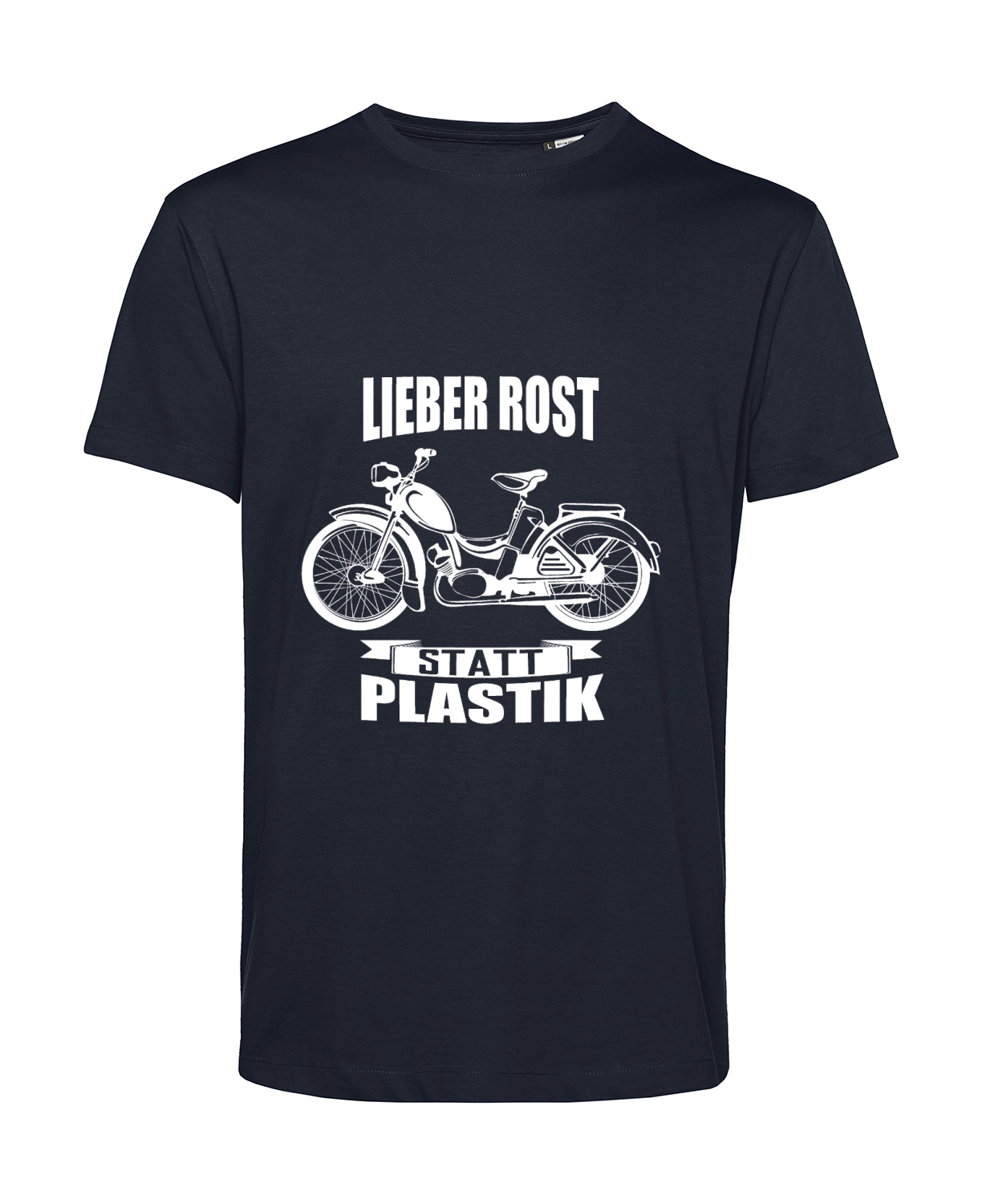 Nachhaltiges T-Shirt Herren 2Takter - Lieber Rost statt Plastik SR2