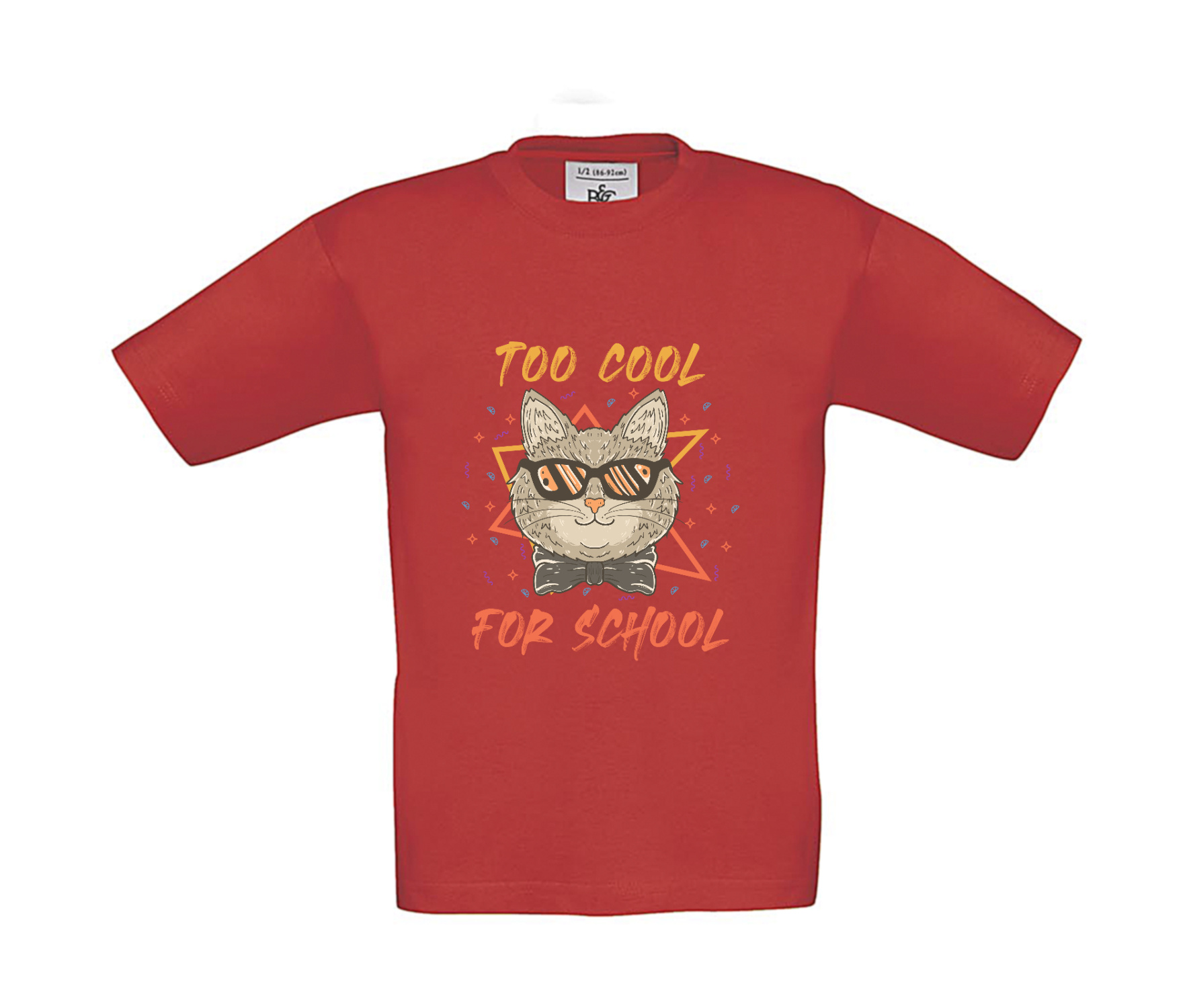T-Shirt Kinder Katzen - To cool for school