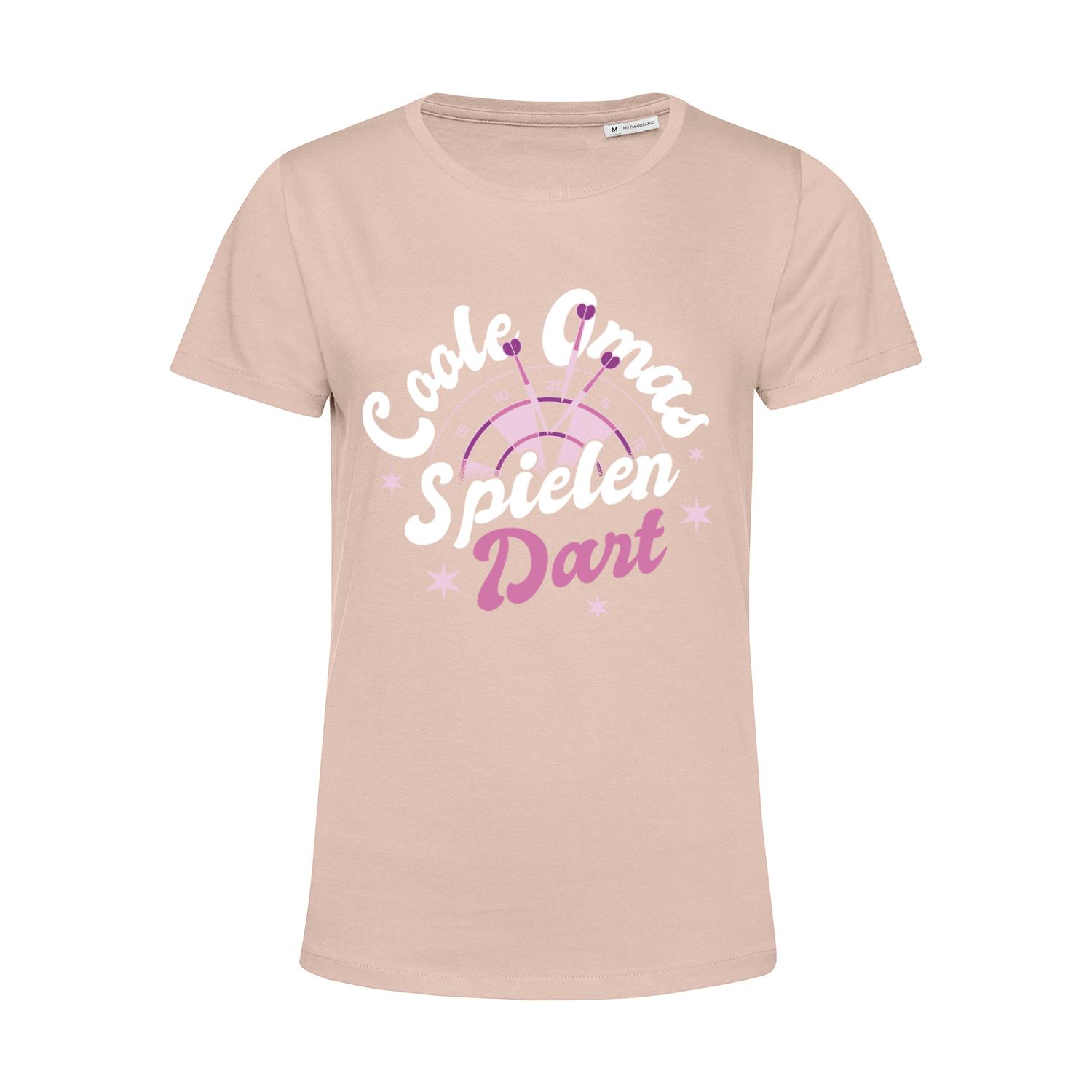 Nachhaltiges T-Shirt Damen Darts Coole Omas spielen Dart