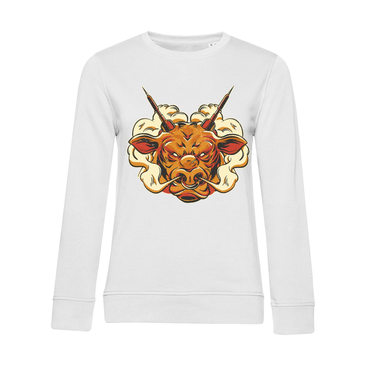 Nachhaltiges Sweatshirt Damen Darts Angry Bull