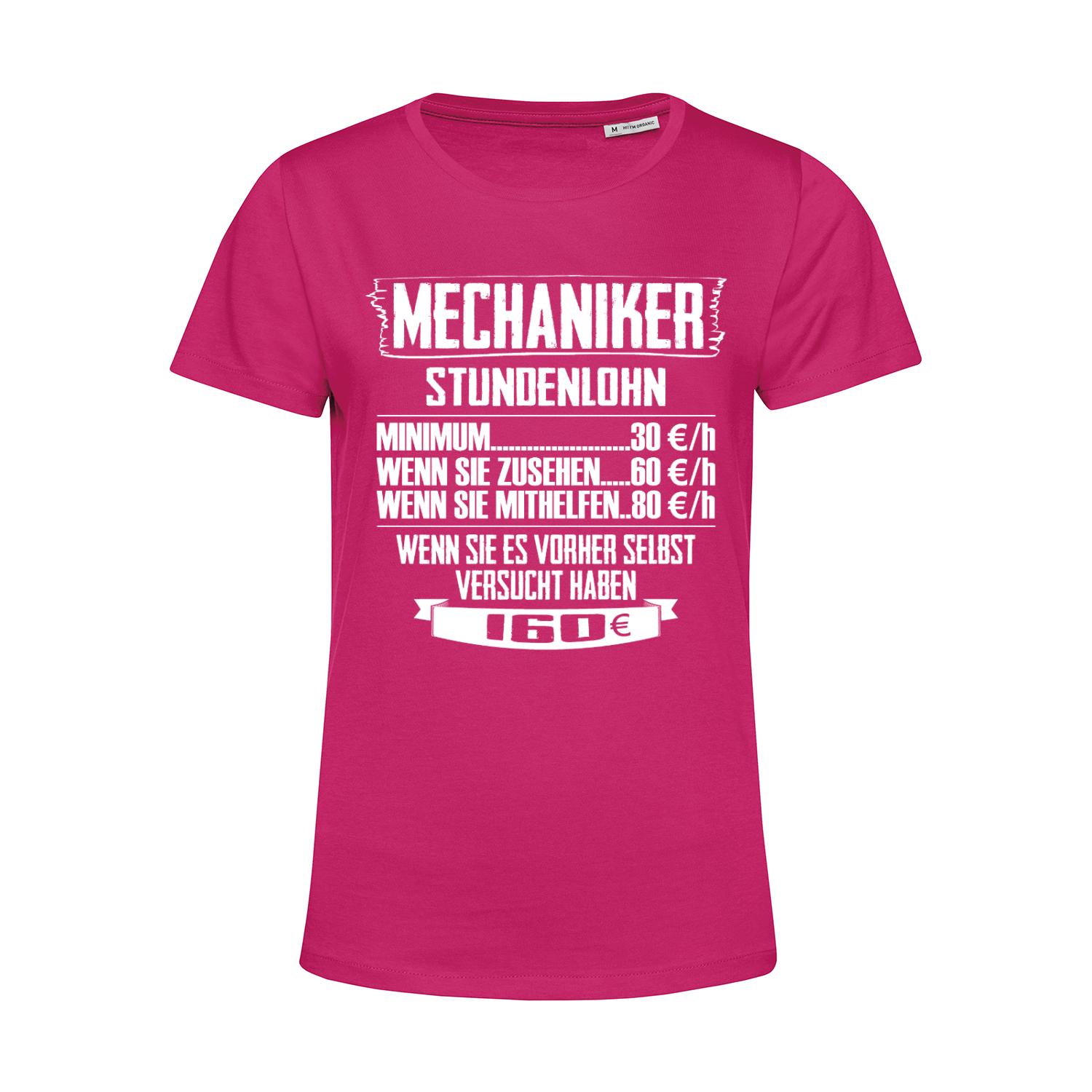 Nachhaltiges T-Shirt Damen Mechaniker - Stundenlohn Staffel