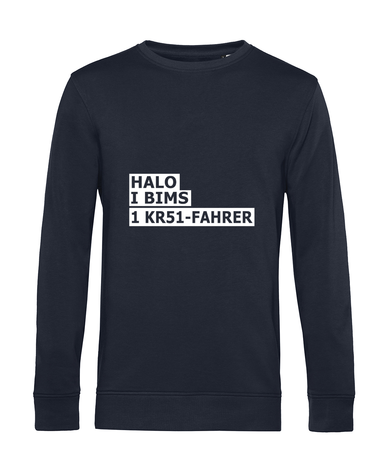 Nachhaltiges Sweatshirt Herren 2Takter - Halo I bims 1 KR51-Fahrer