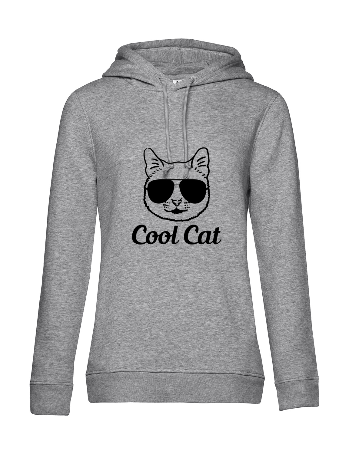 Nachhaltiger Hoodie Damen Katzen - Cool Cat
