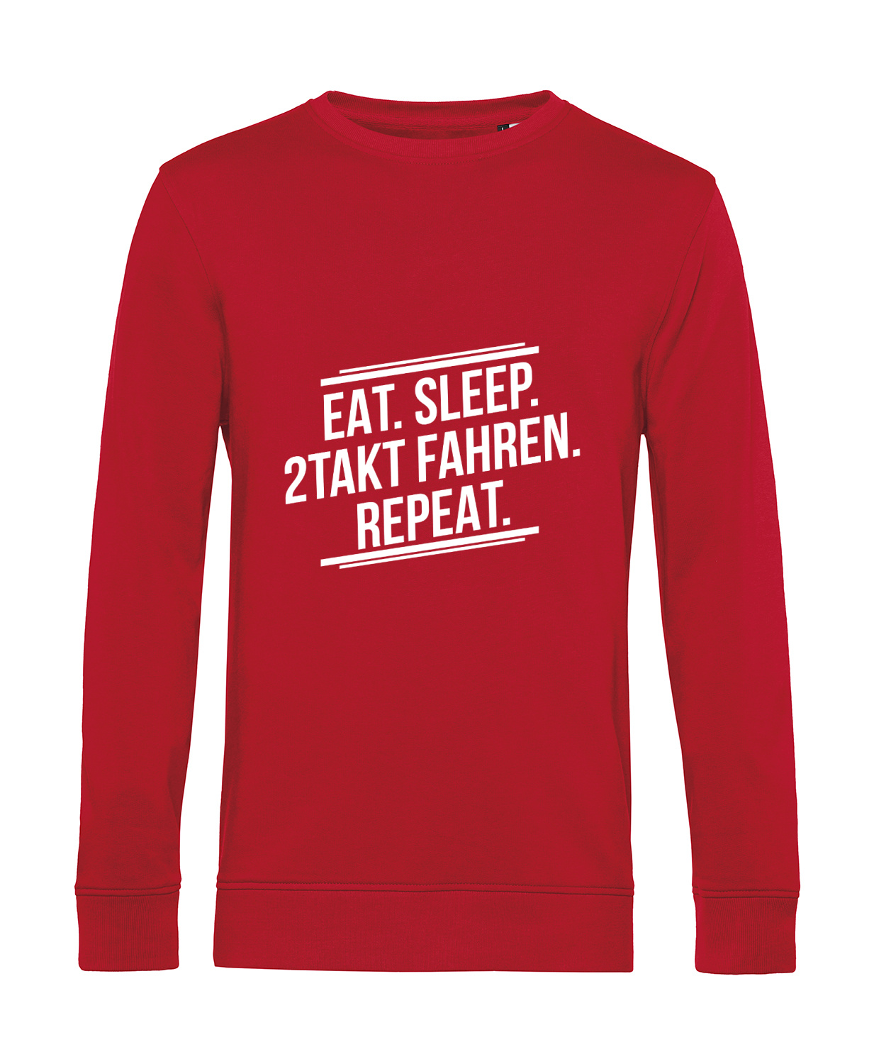 Nachhaltiges Sweatshirt Herren 2Takter - Eat Sleep Repeat