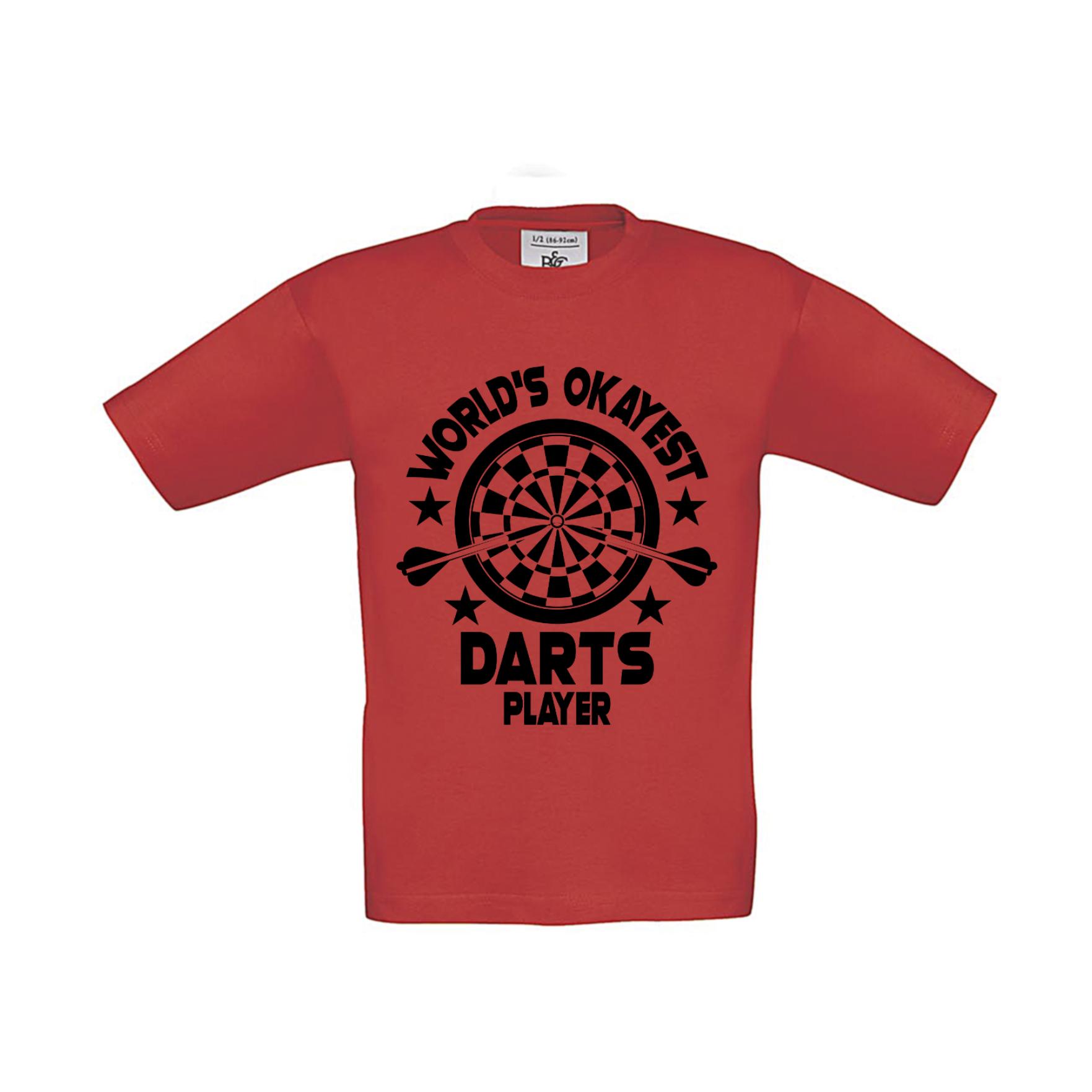 T-Shirt Kinder World's Okayest Darts Player