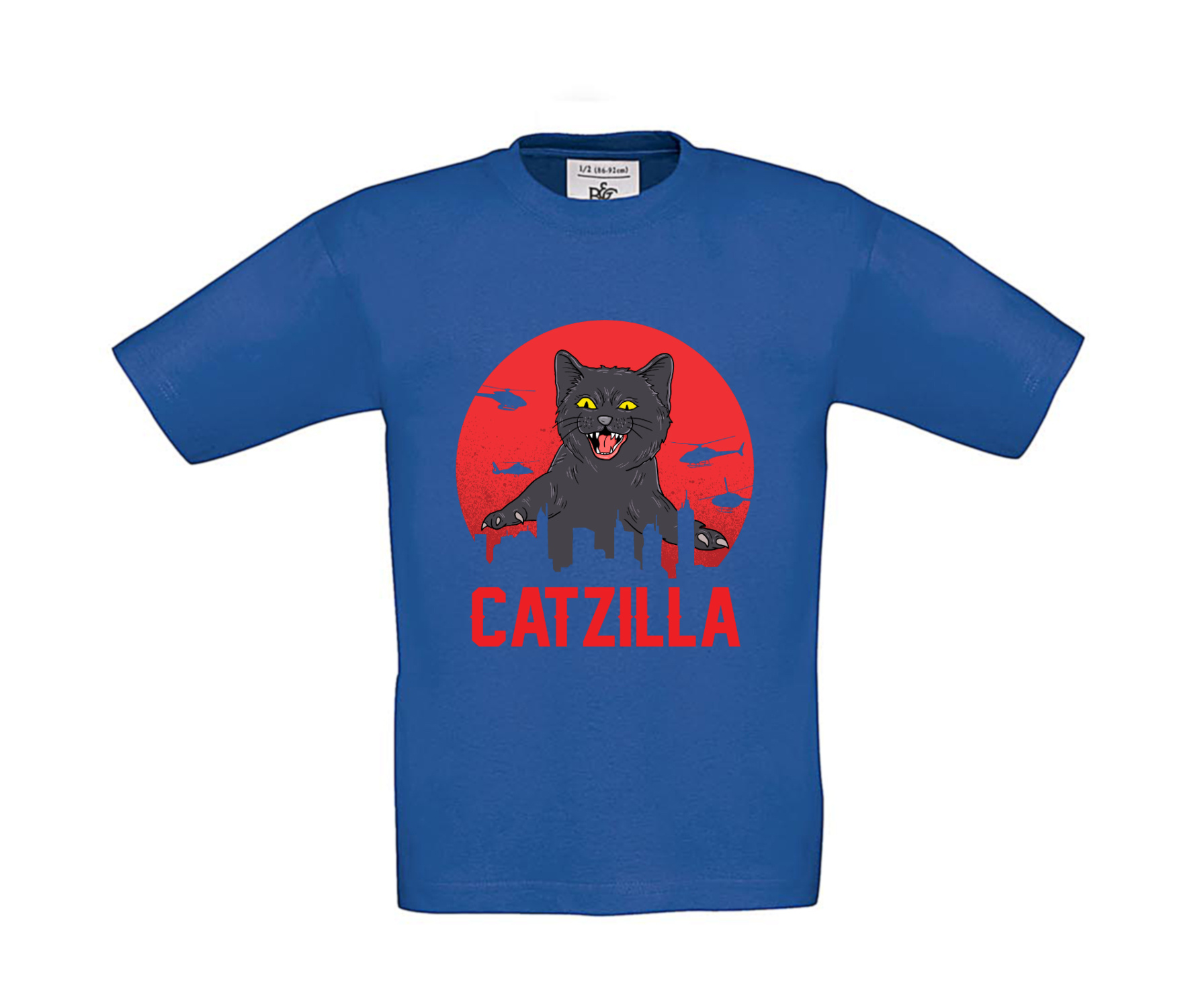 T-Shirt Kinder Katzen - Catzilla