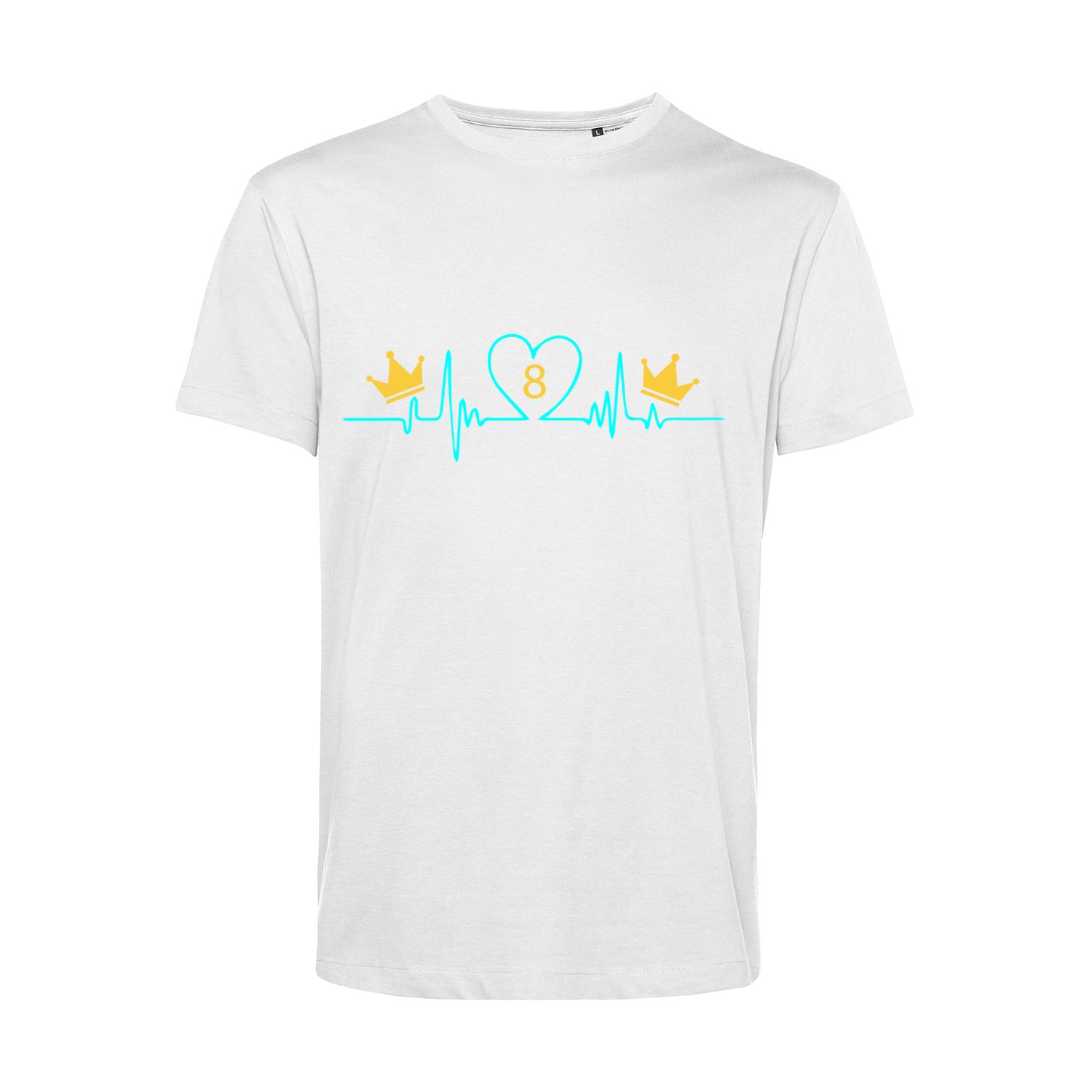 Nachhaltiges T-Shirt Herren Billard Heartbeat Crowns